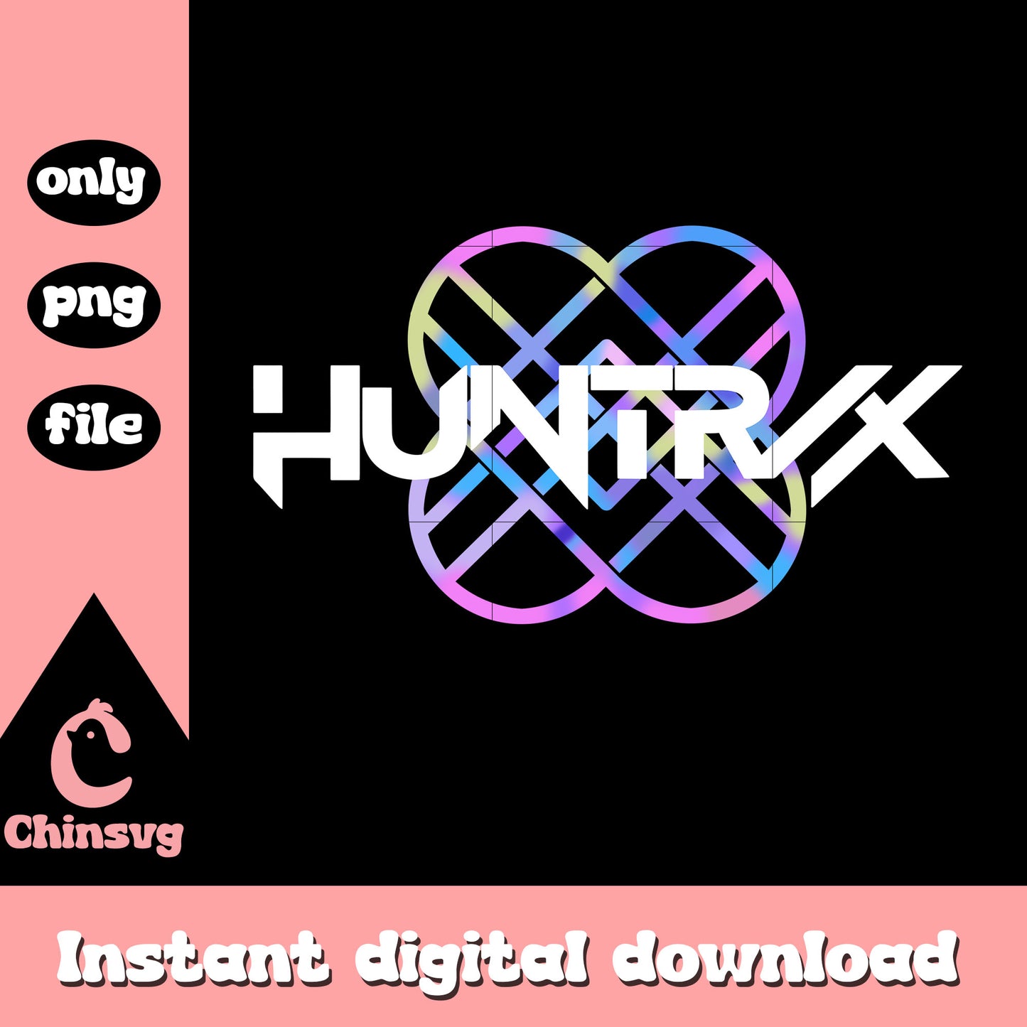 Kpop huntrix logo band design png, huntrix movie png, logo design png