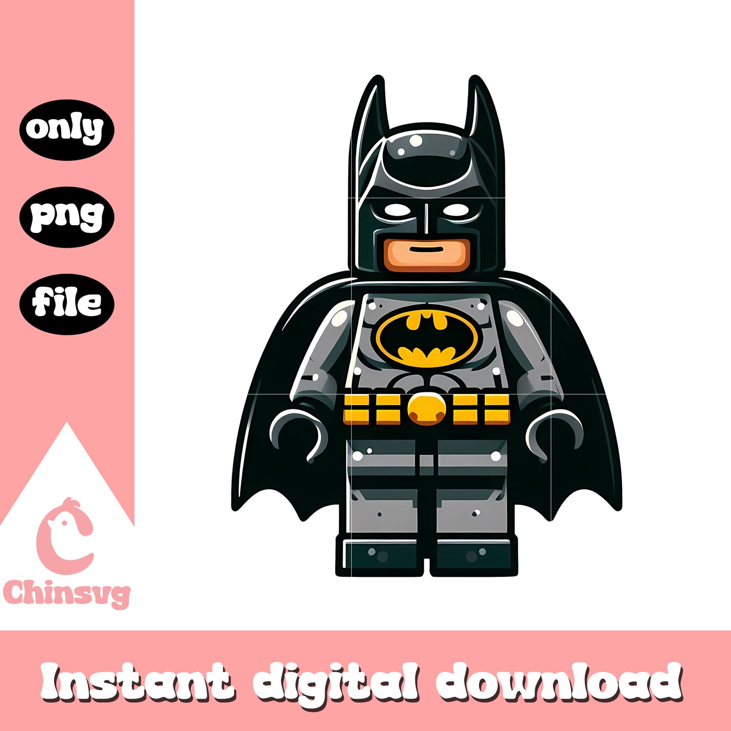 Lego minifigures batman avengers png, batman character png