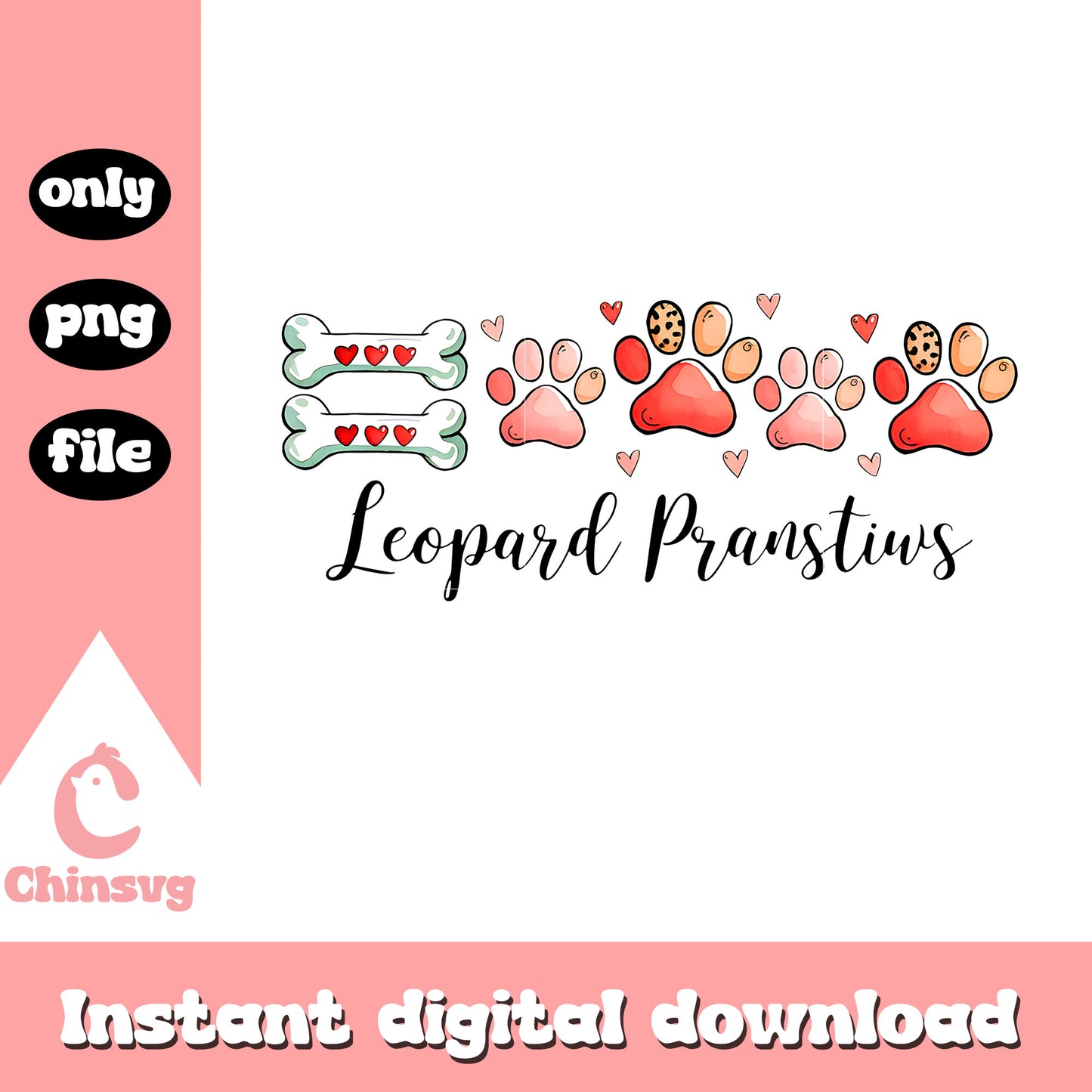 Leopard pranstiws valentine png, leopard png, valentine png