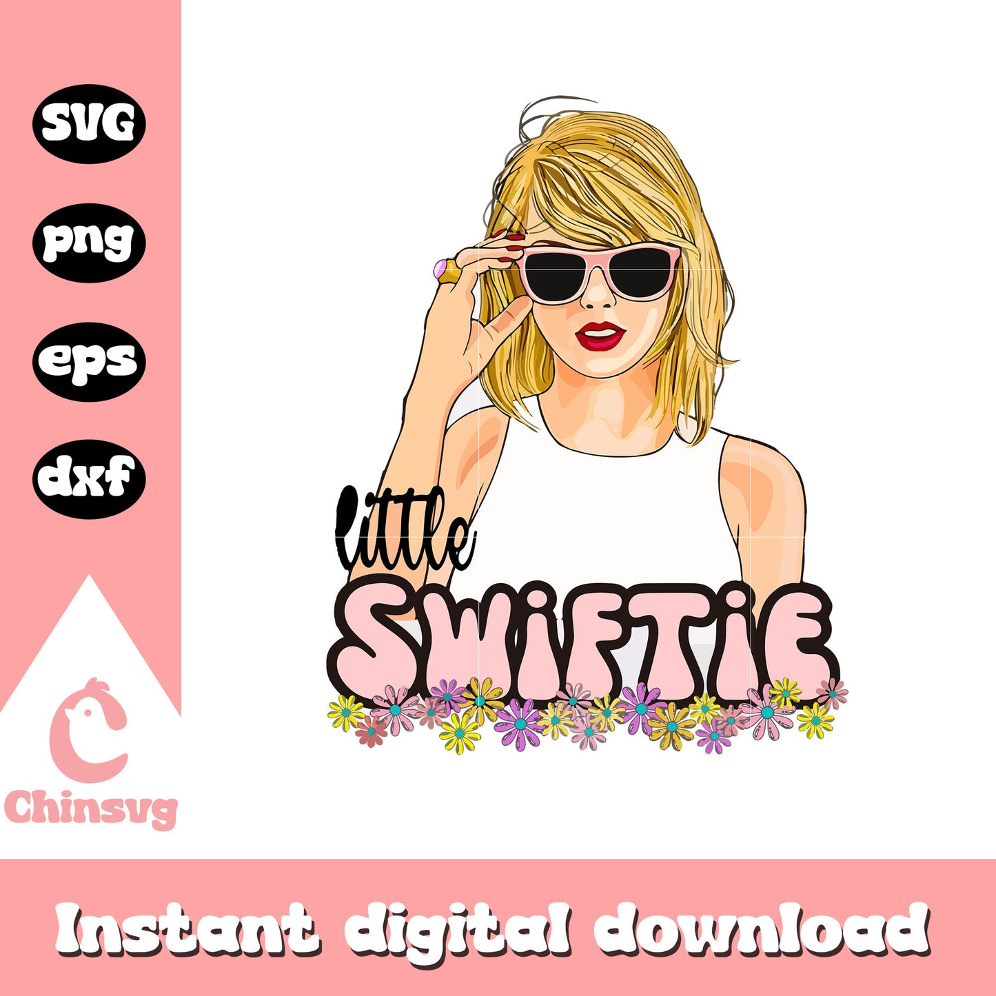 Little Swiftie svg, Swiftie svg, Taylor Swift fan svg
