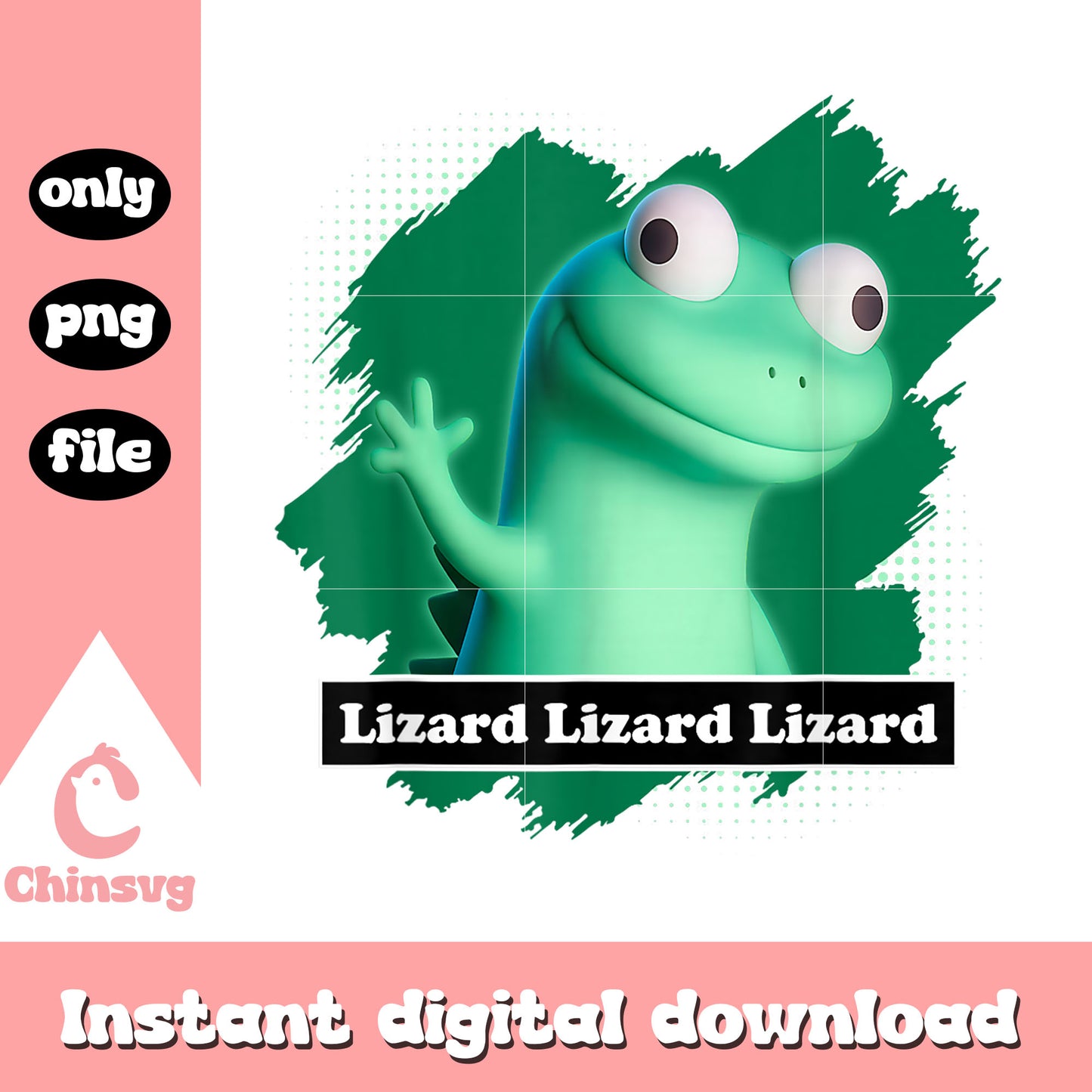 Lizard lizard lizard elio watercolor png, meme lizard png