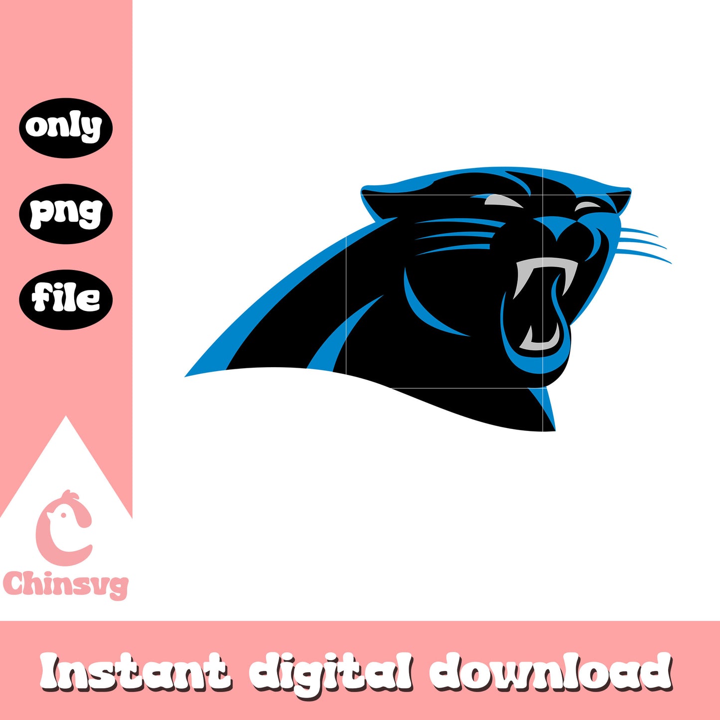 Logo carolina panthers nfl football svg, nfl carolina panthers logo svg