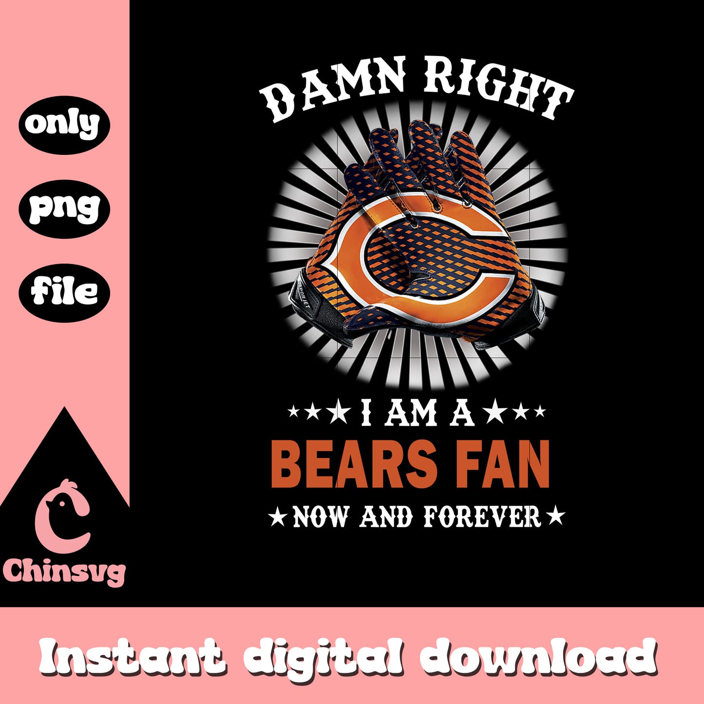 Logo hand chicago bears png, nfl chicago bears png, nfl png