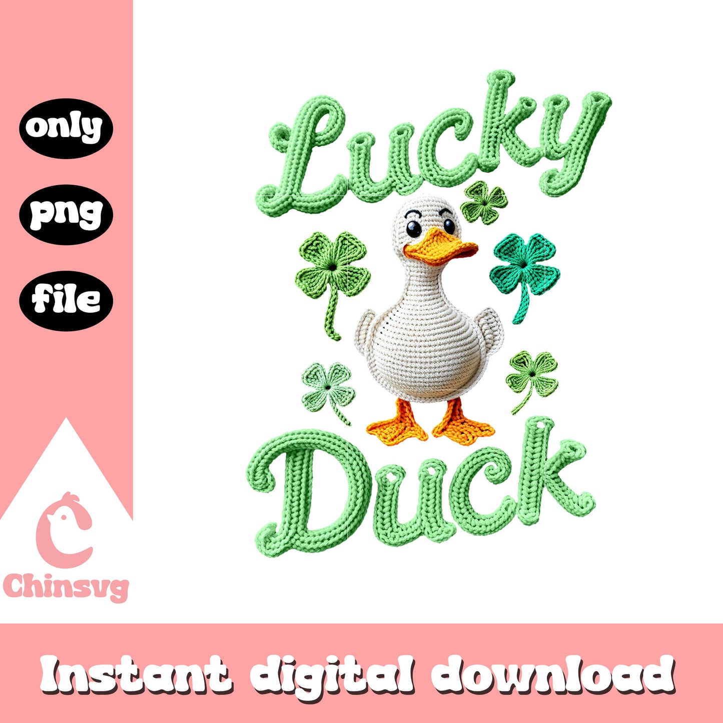 Lucky duck st patrick’s png, st patrick's day duck png