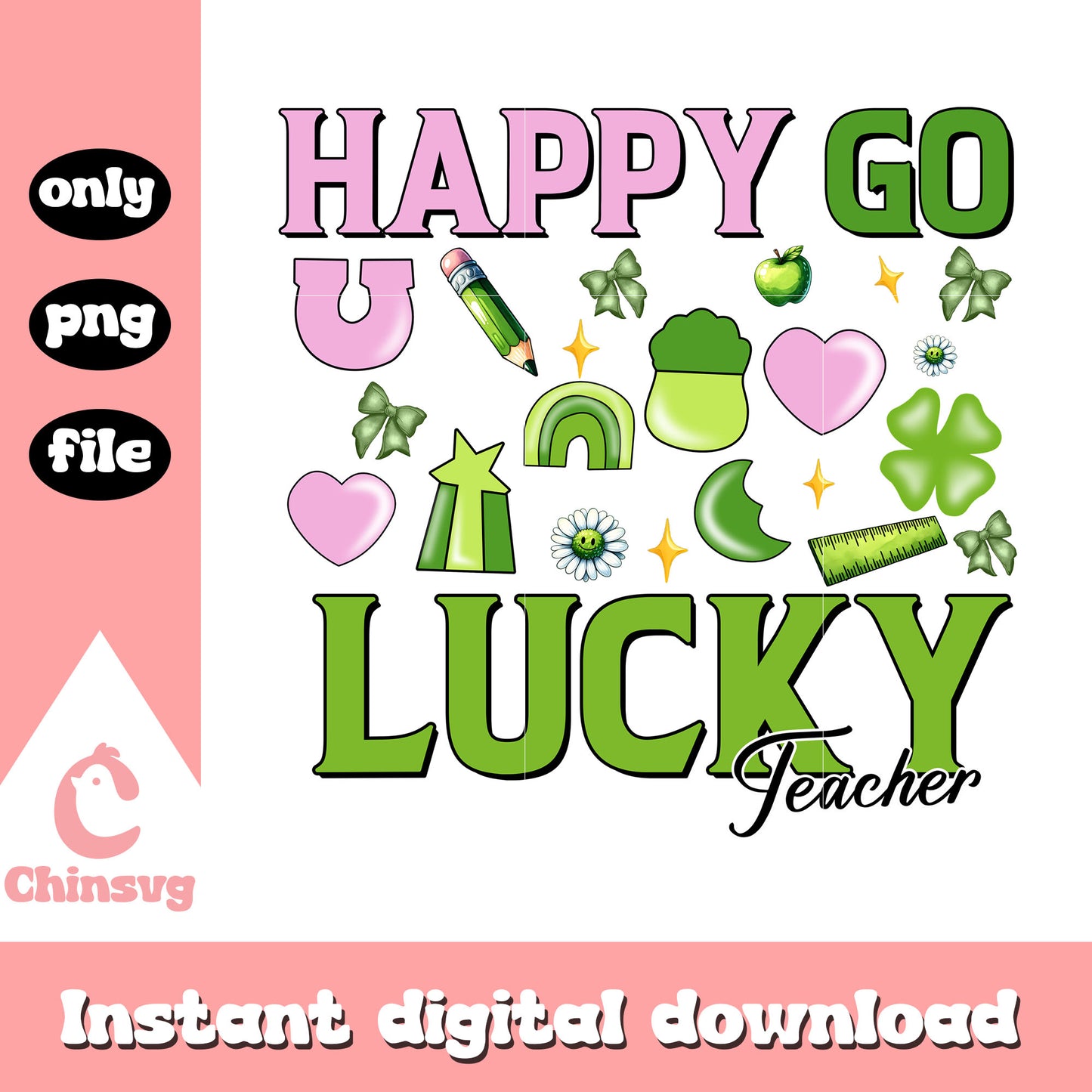 Lucky sticker st patrick’s png, st patrick decorations png