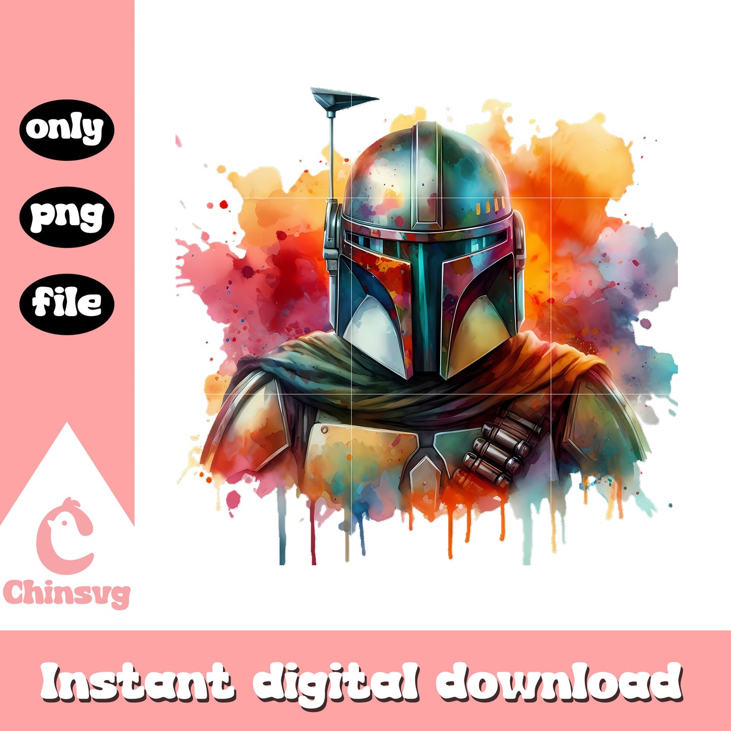 Mandalorian character design png, star wars live action png