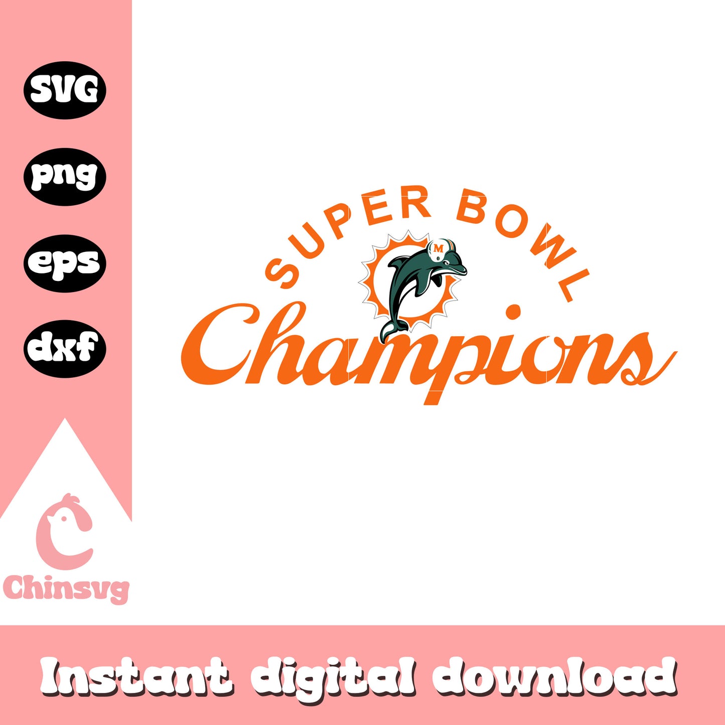 Miami dolphins super bowl champions svg, new york giants football logo svg