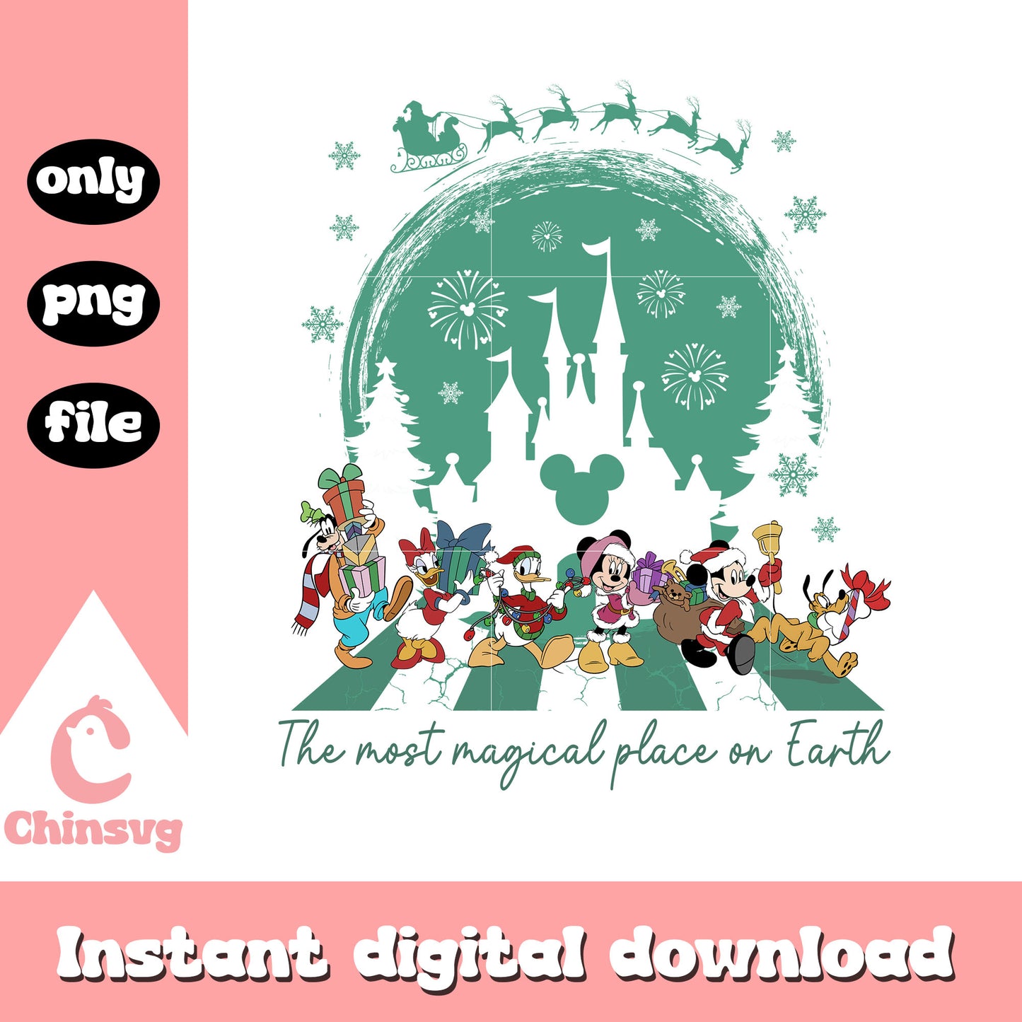 Mickey and friends christmas quotes png, disney christmas quotes png