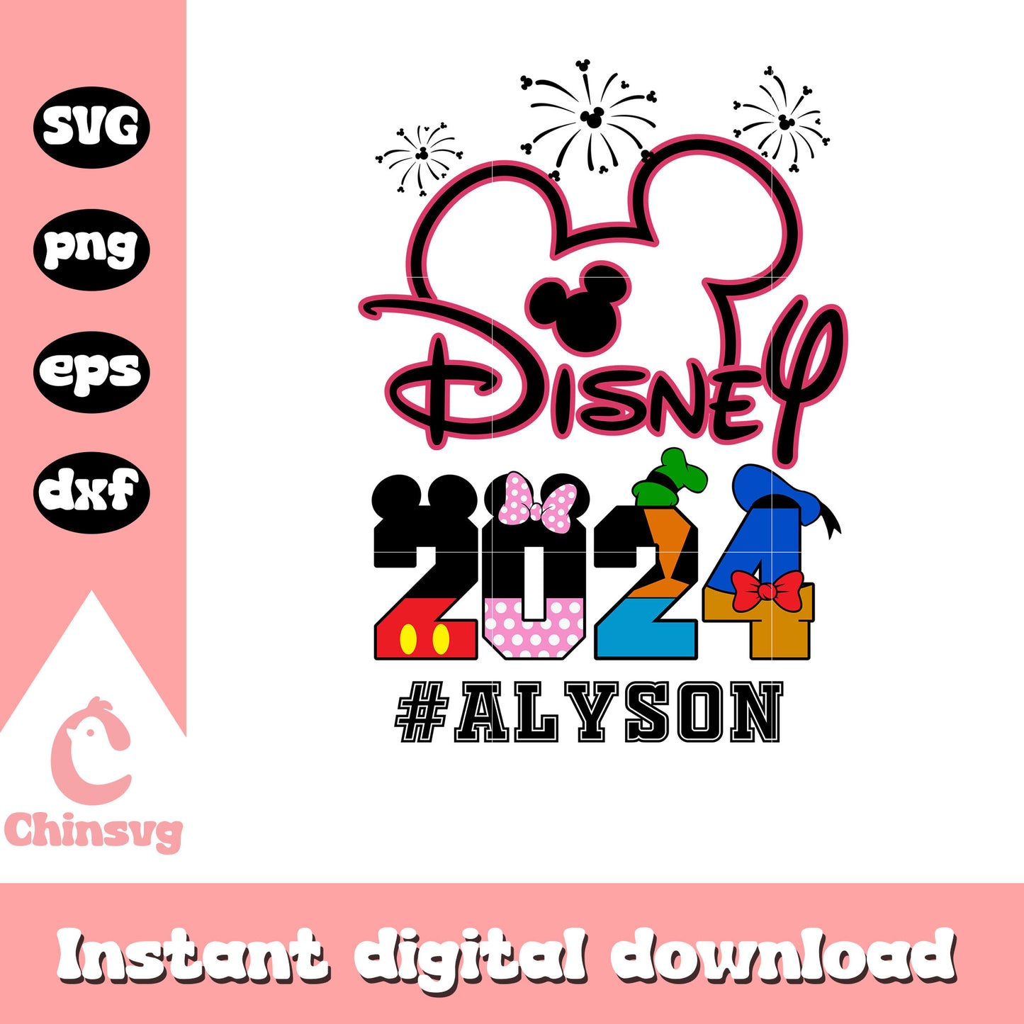 Mickey ears disney 2024 alyson design svg, disney 2024 svg