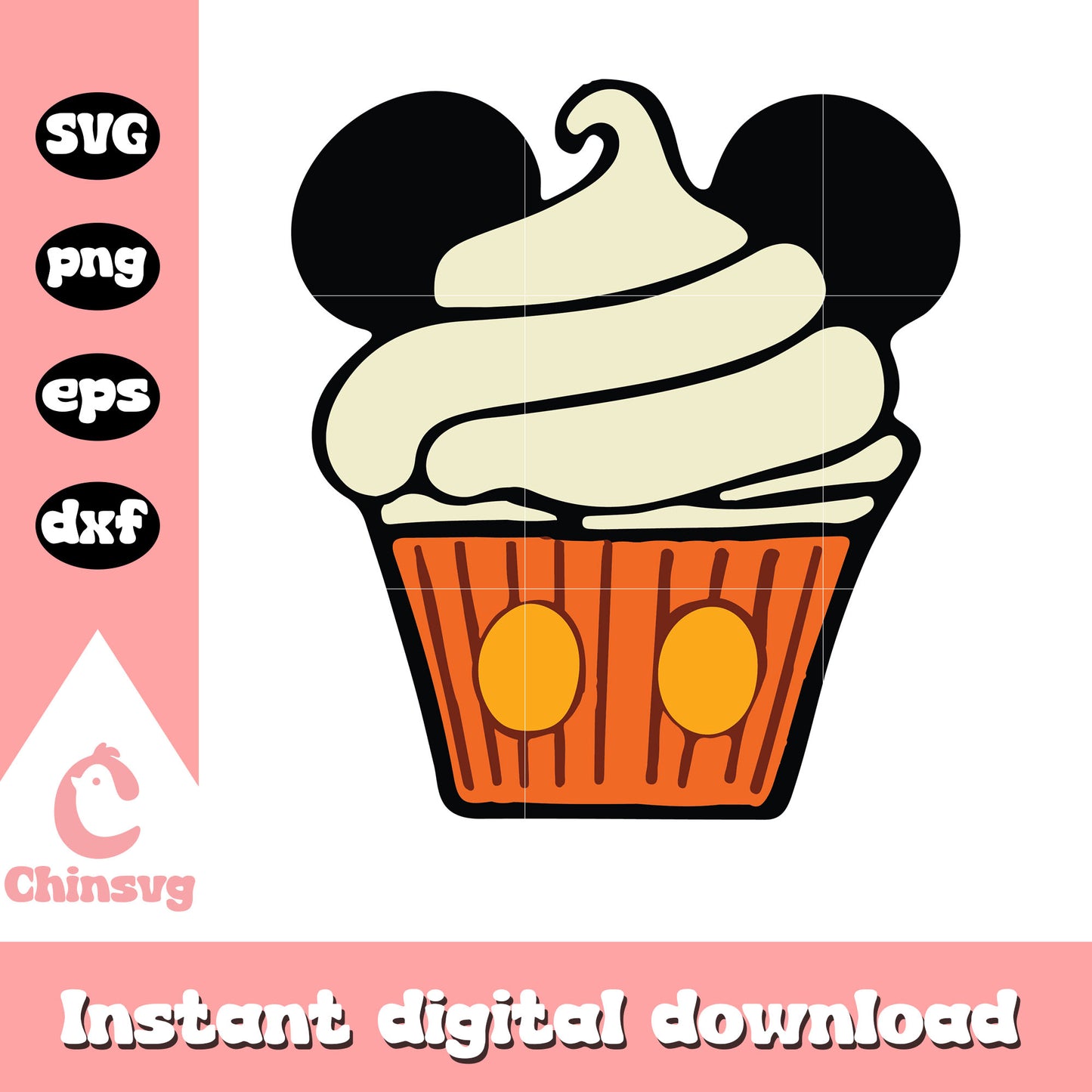 Mickey eras halloween cake svg, mickey ears svg, halloween svg