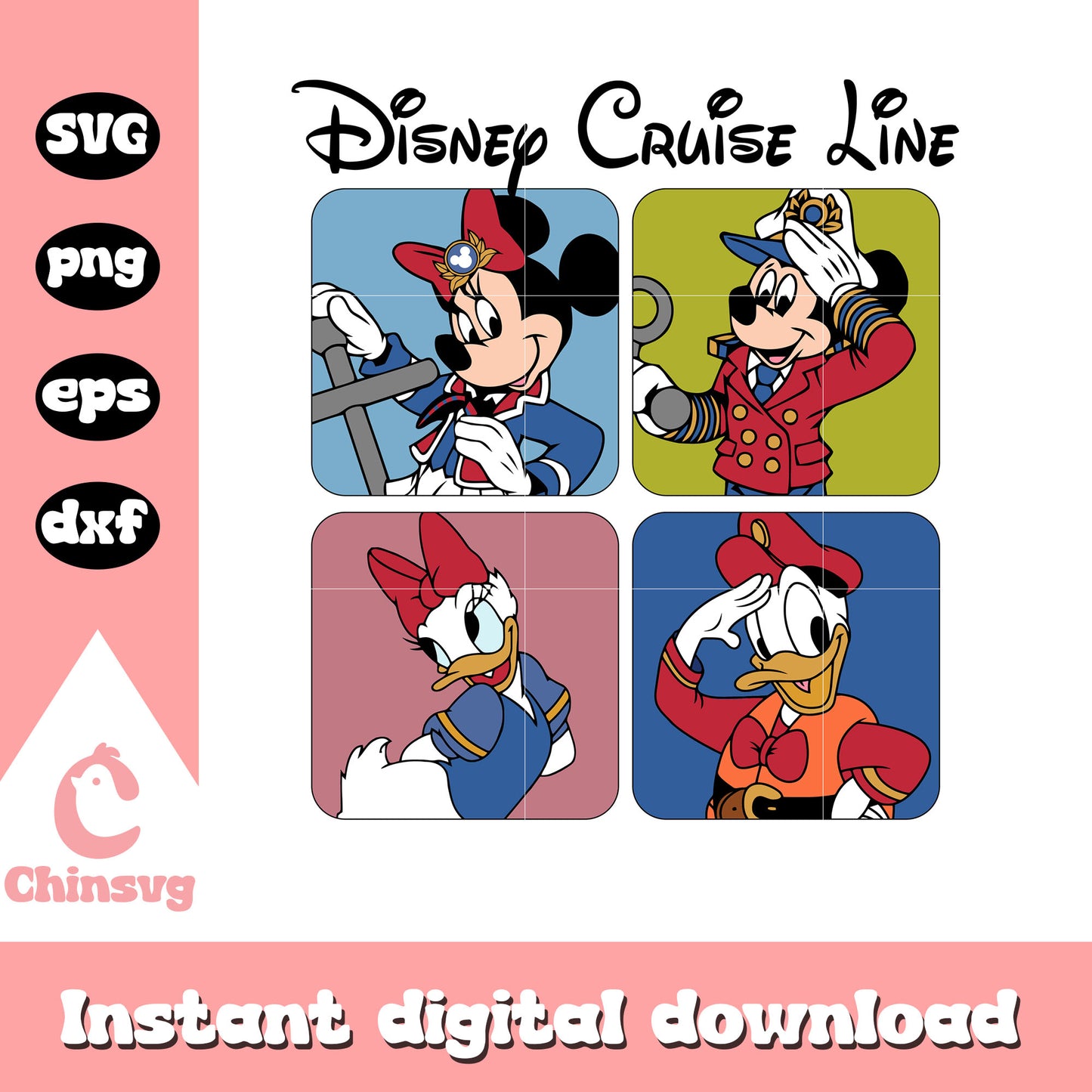 Mickey friends disney cruise line svg, mickey mouse characters