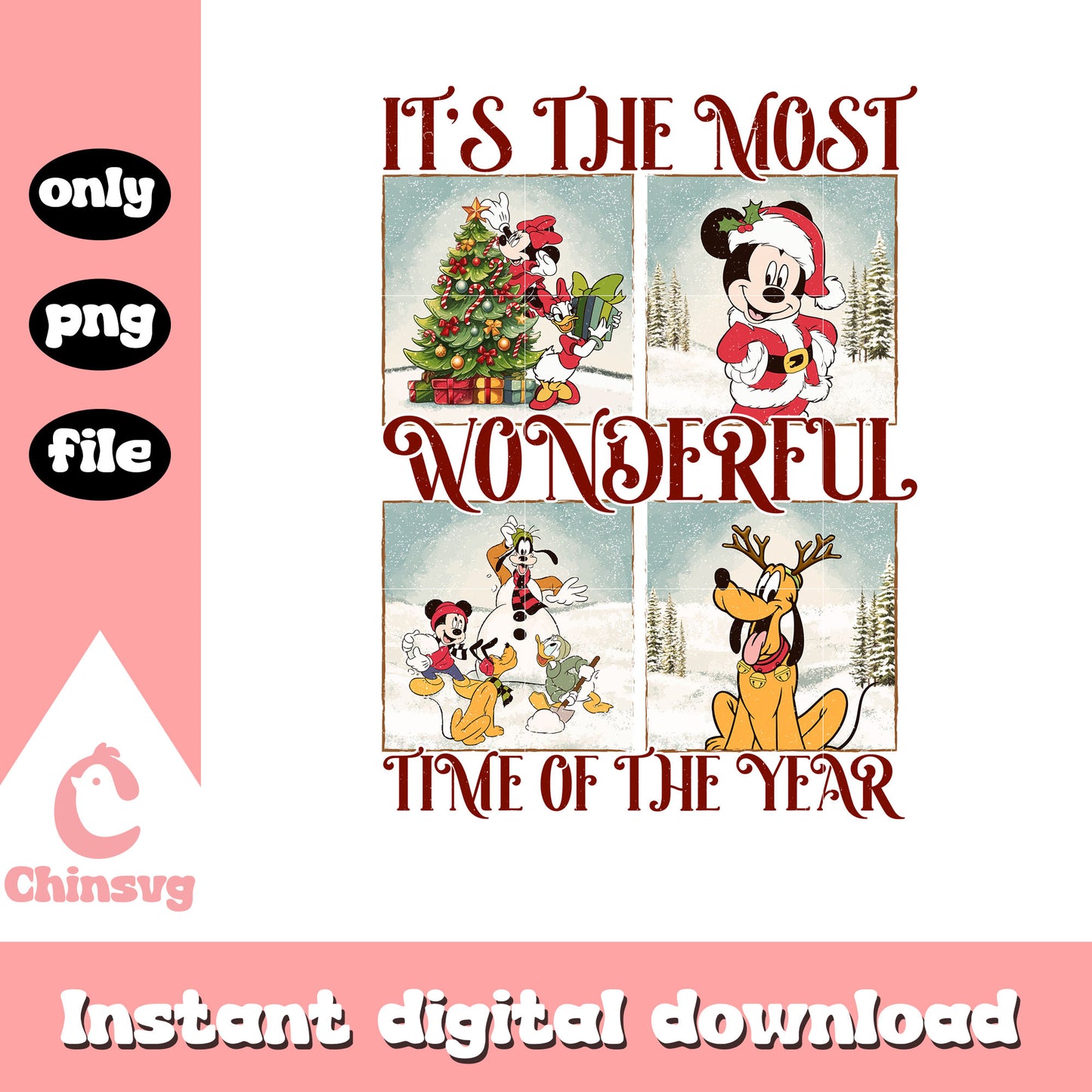 Mickey friends the most wonderful time quote png, disney movies png