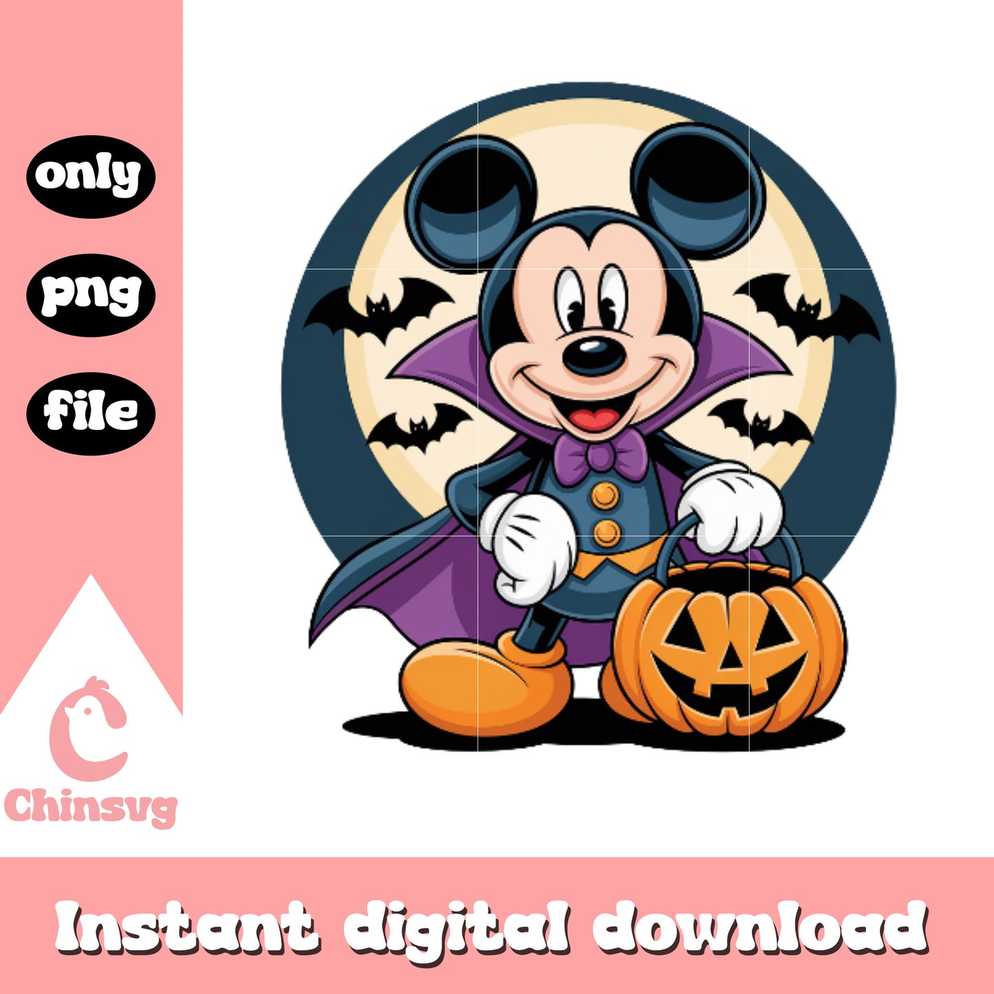 Mickey mouse halloween vampire png, halloween costume png