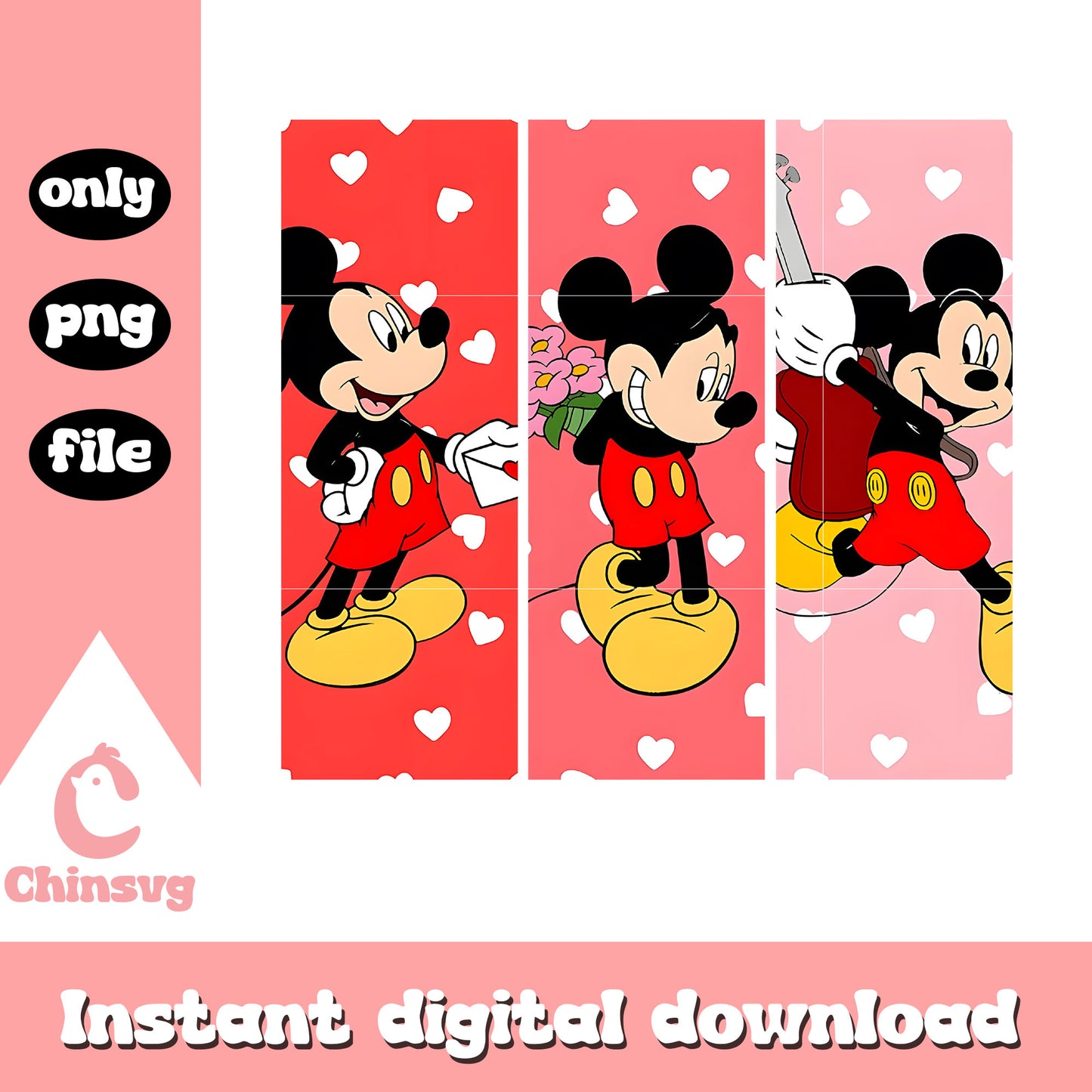 Mickey mouse on valentine's day png, Mickey mouse png, disney png