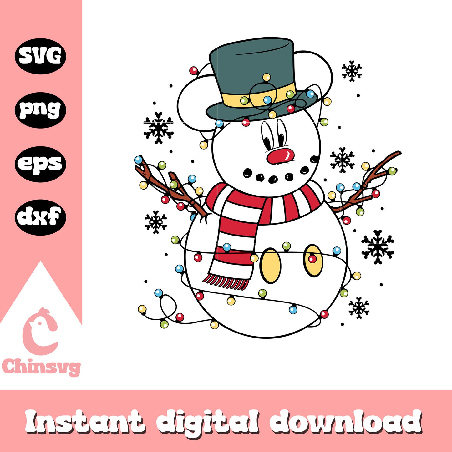 Mickey snowman on christmas day svg, walt disney very merry christmas svg
