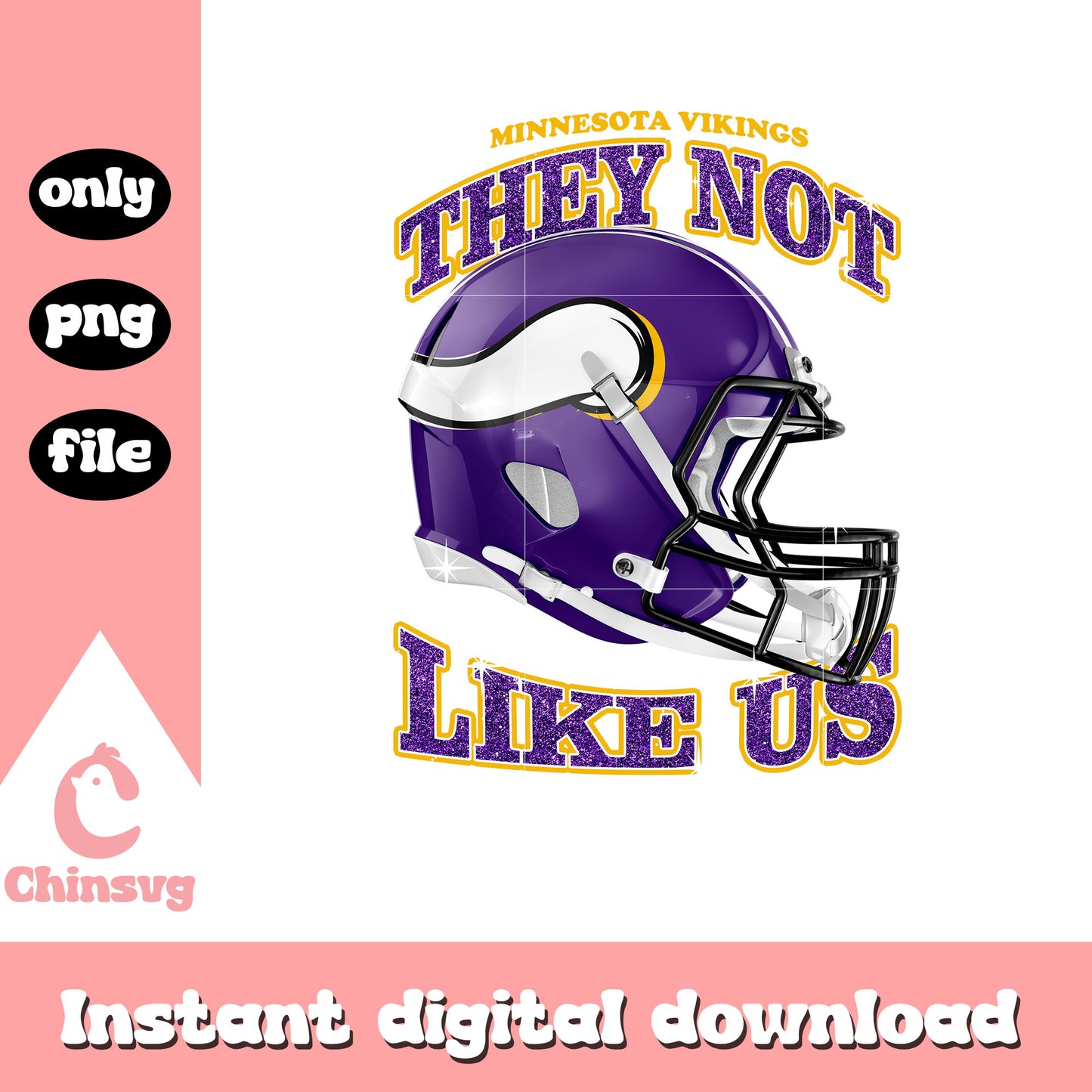 Minnesota Vikings they not like us png, sport games png