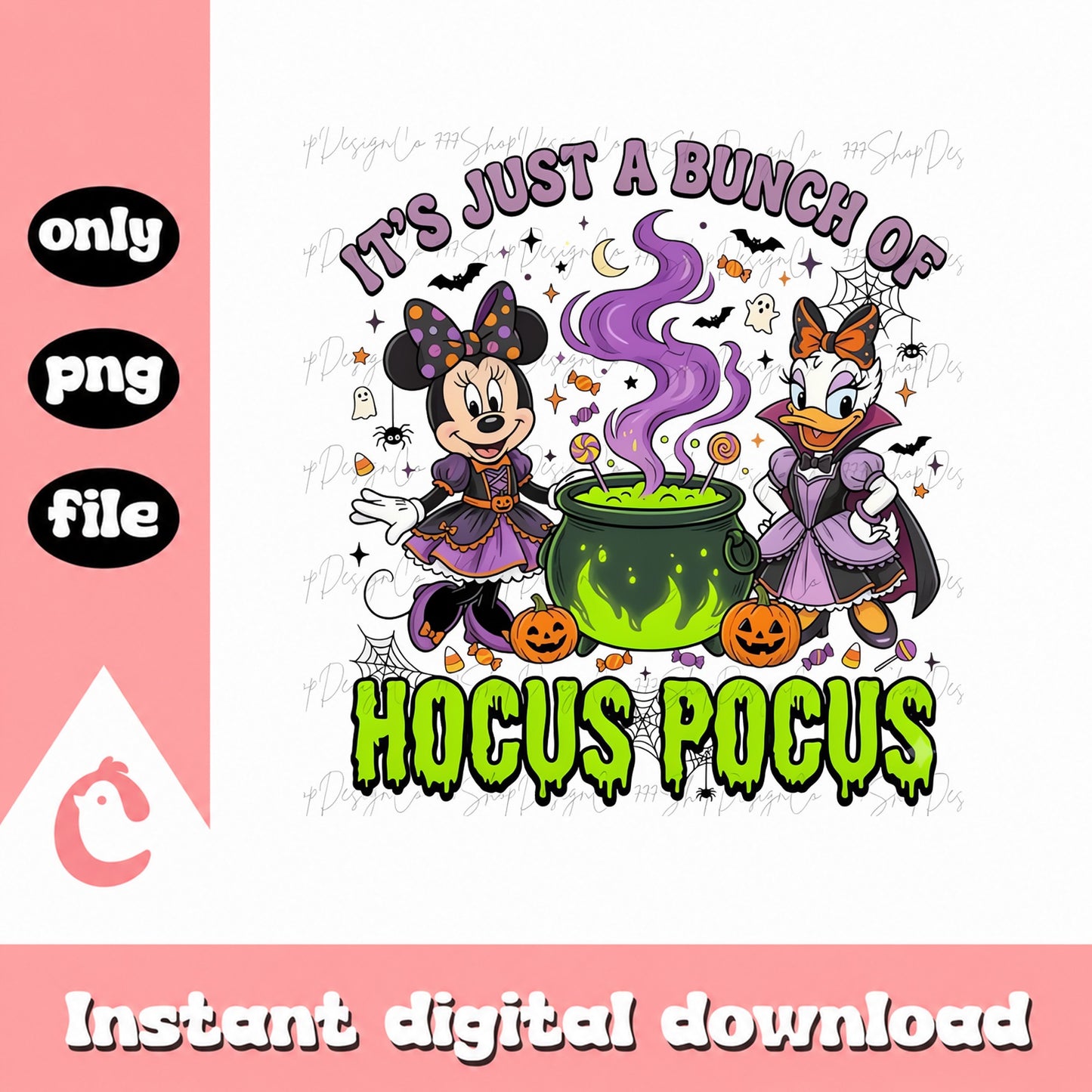 Minnie Mouse Halloween PNG, Hocus Pocus Witch, Disney PNG