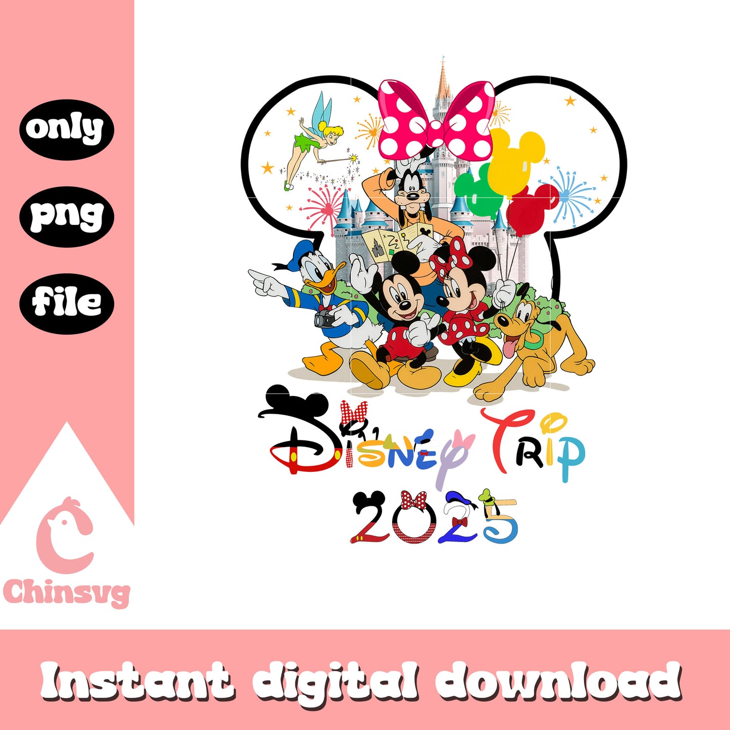Minnie head disney characters disney trip png, disney characters png
