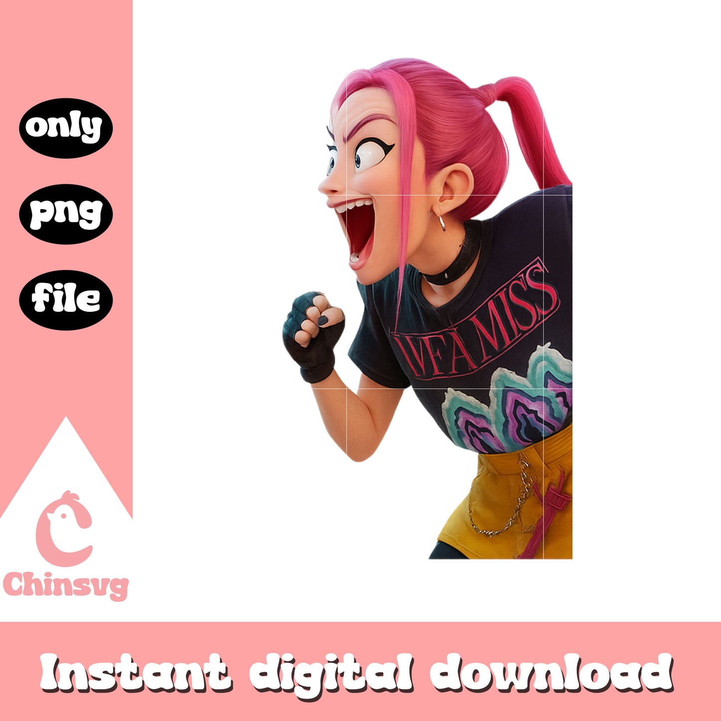 Mira characters happy design png, mira huntrix png, hunters movie png