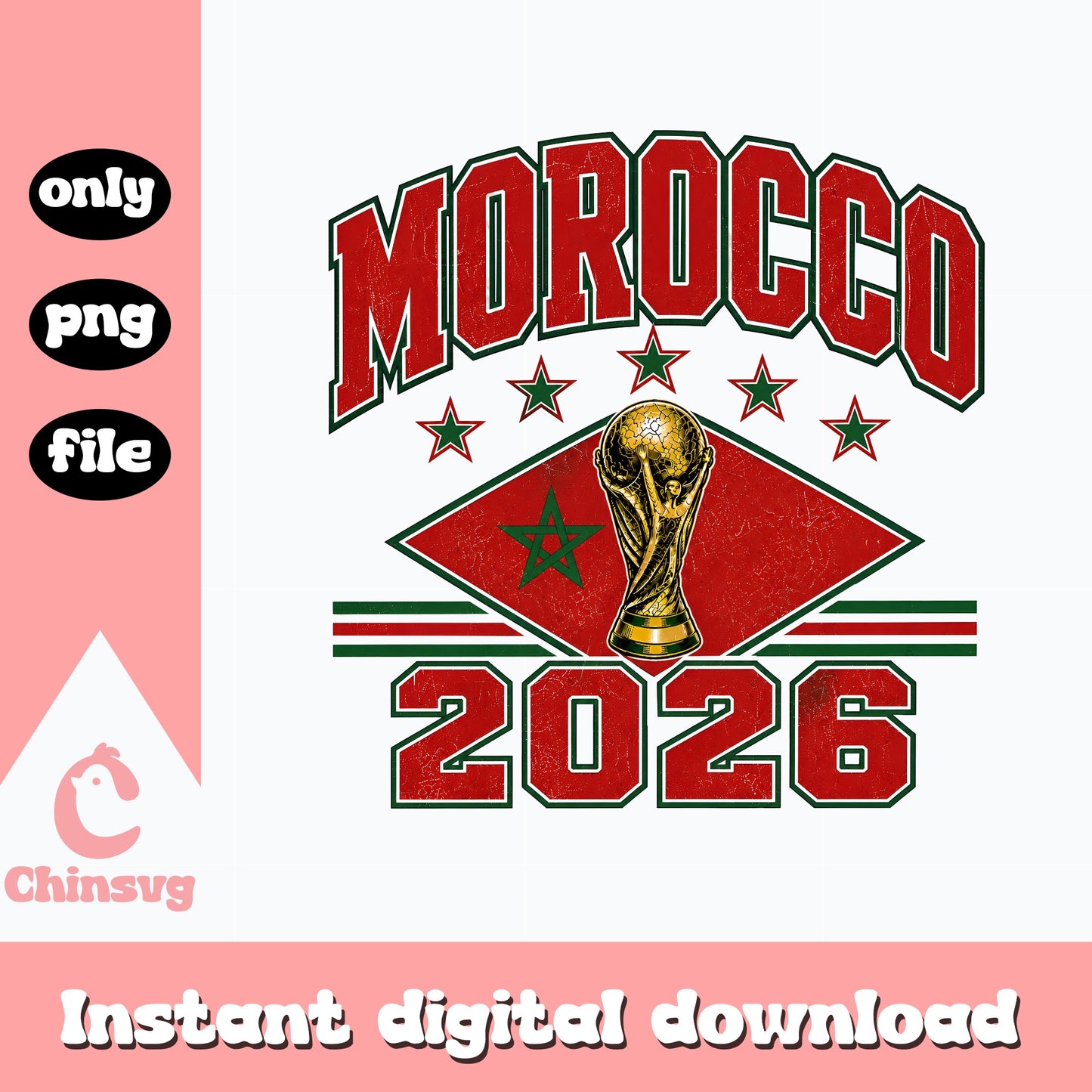 Morocco 2026 World Cup PNG, Soccer Trophy PNG, Football PNG