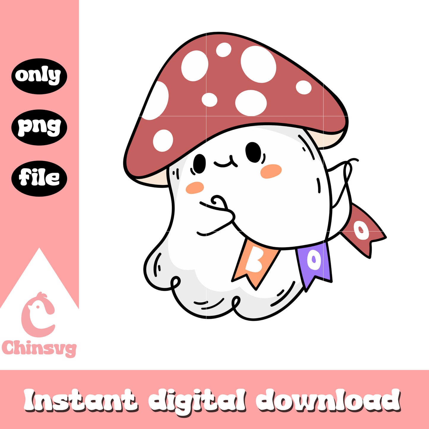 Mushroom halloween ghost costume png, ghost halloween png