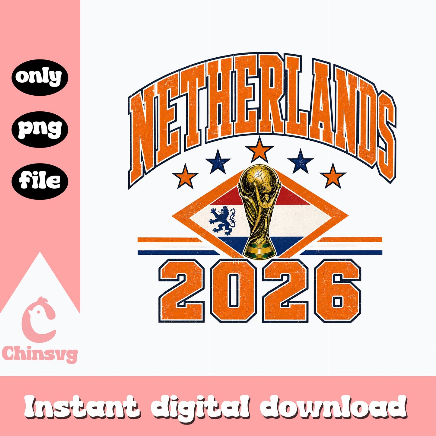 Netherlands 2026 World Cup PNG, Soccer Football Fan, Dutch Team PNG