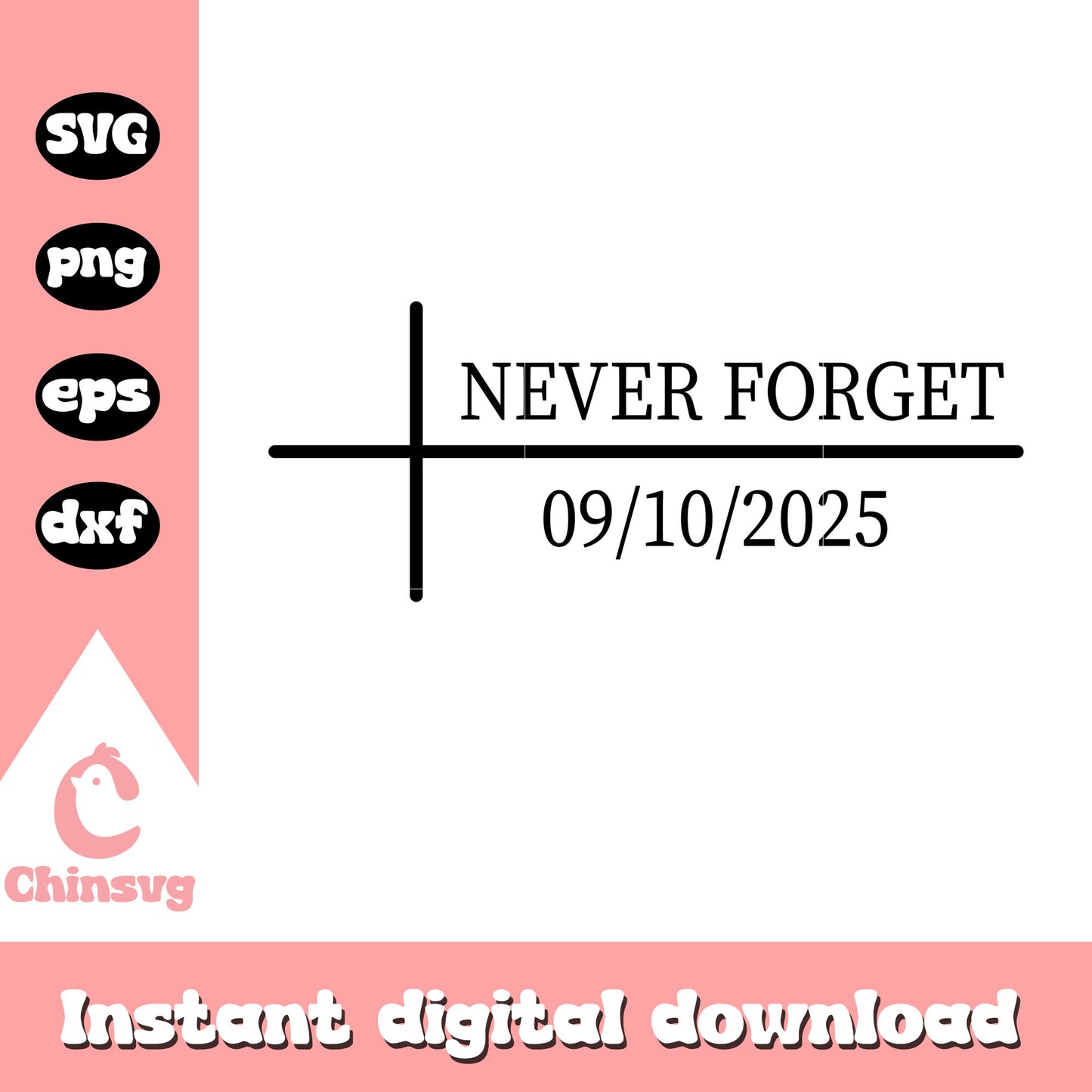 Never forget 09 10 2025 svg, charlie kirk rip svg, pray charlie svg