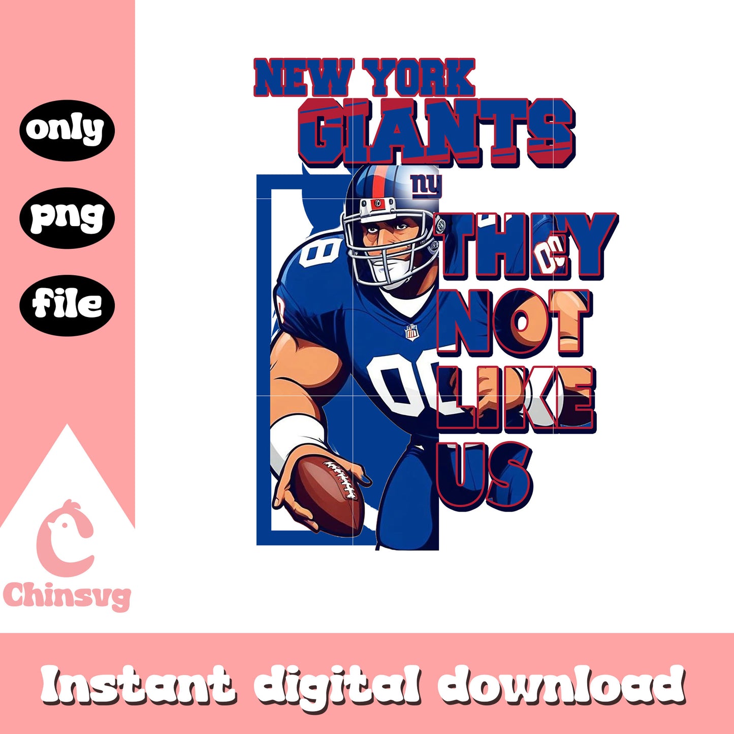 New York Giants they not like us png, nfl nfl game png