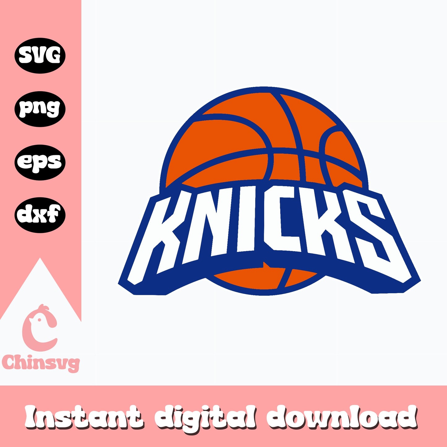 New York Knicks SVG PNG Bundle, Knicks Logo SVG, NBA SVG