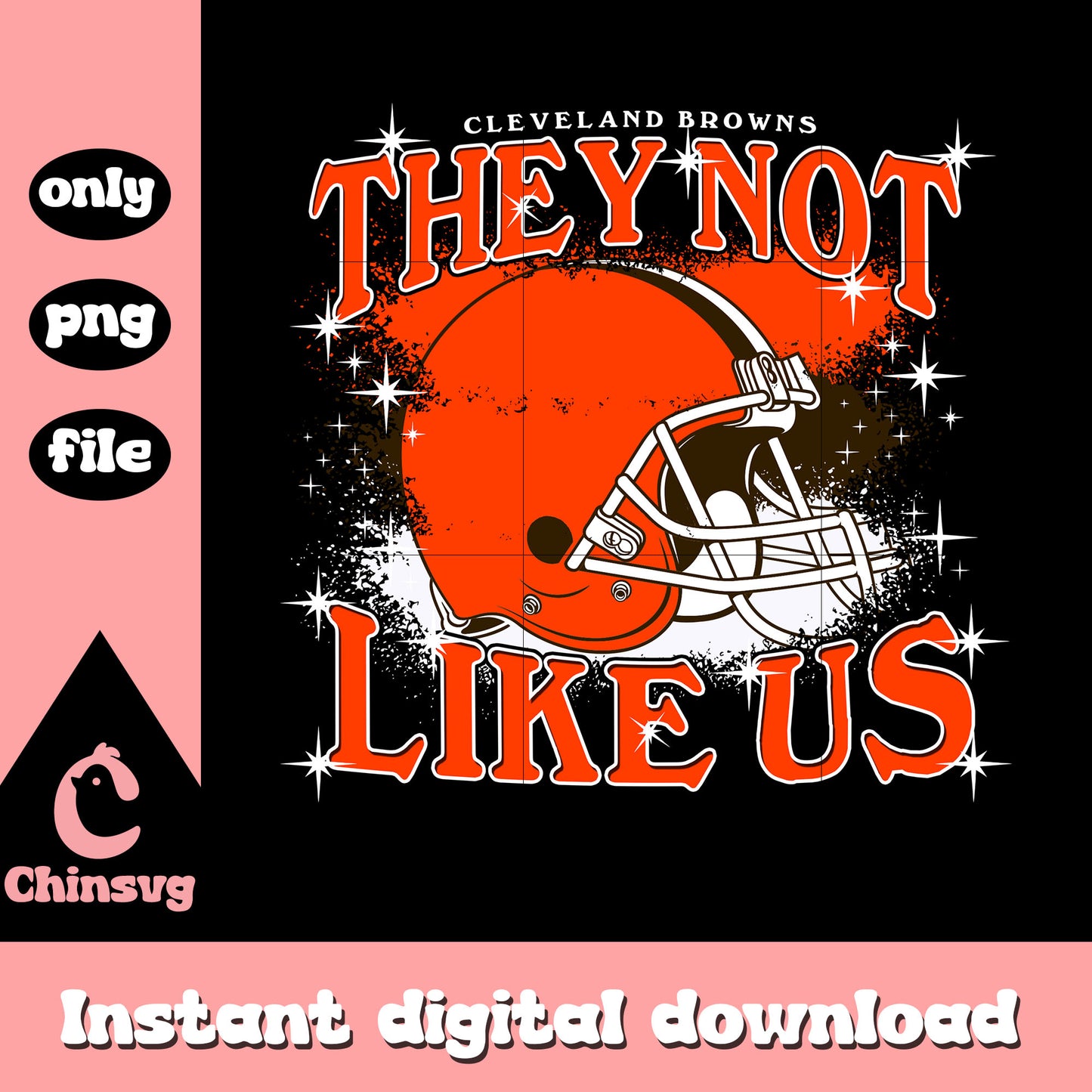 Nfl Browns they not like us png, Cleveland Browns logo png