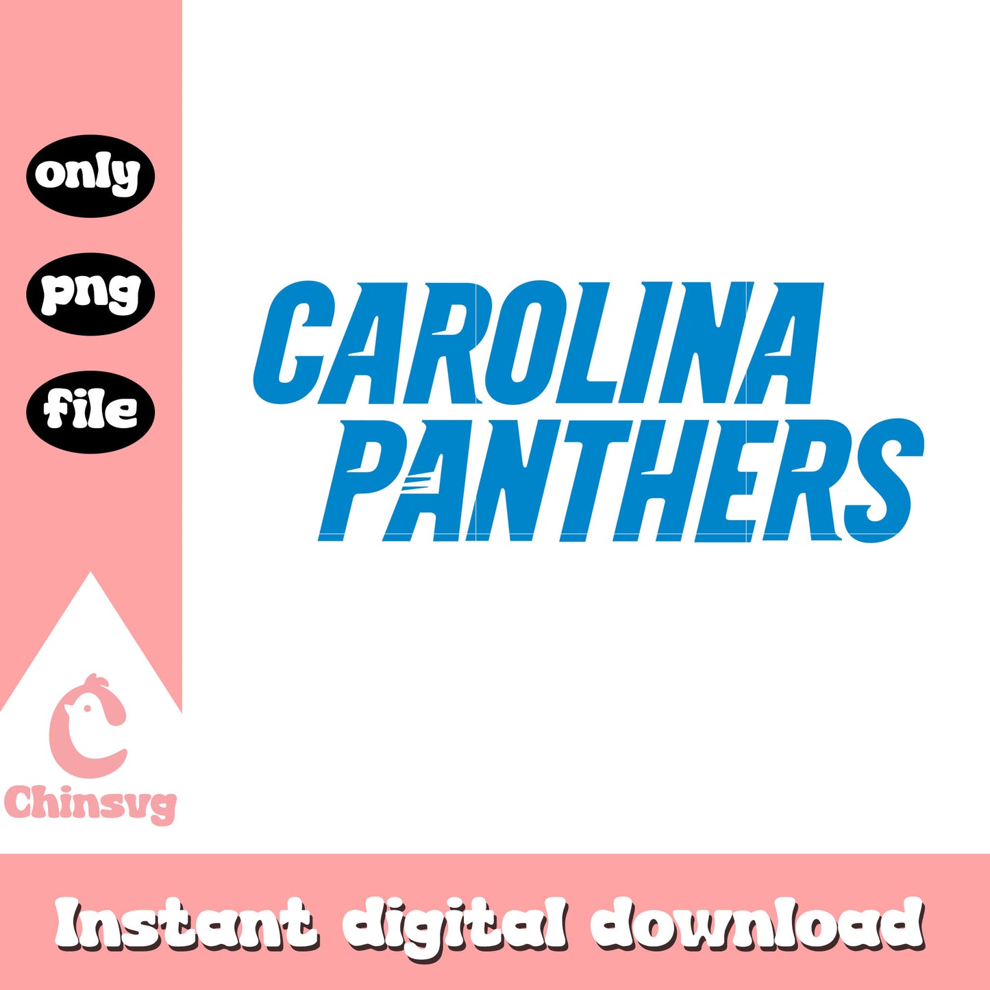 Nfl carolina panthers font design svg, carolina panthers clipart svg