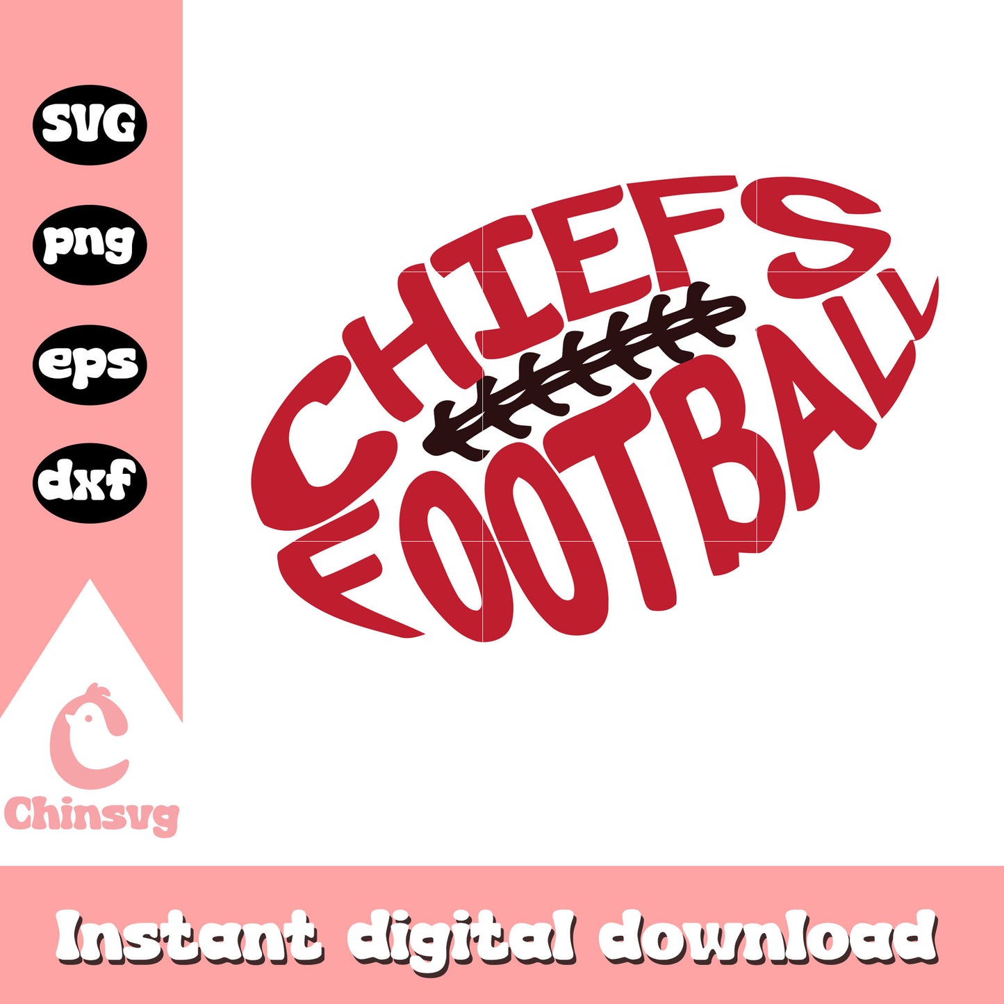 Nfl kansas city chiefs svg, kansas city football logo svg