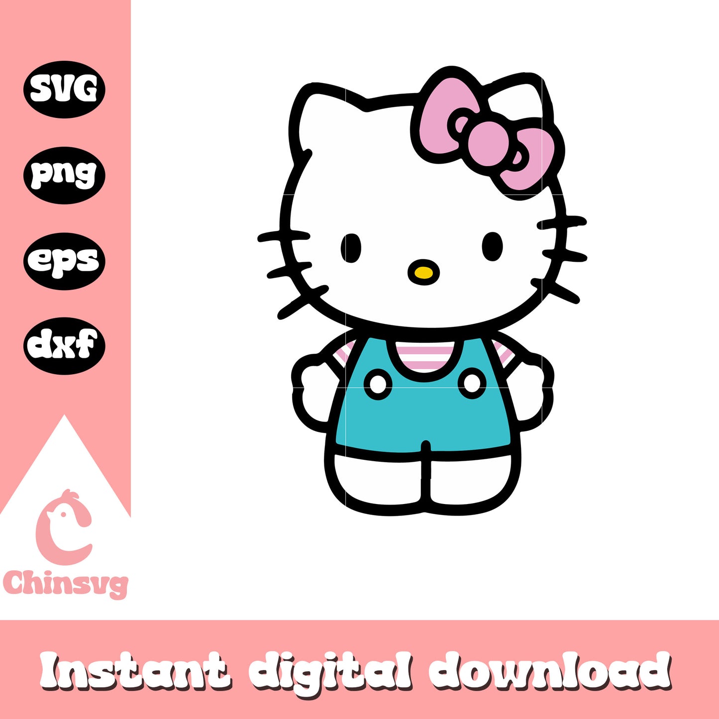 Nurse kitty sanrio svg, hello kitty svg, sanrio cartoons svg