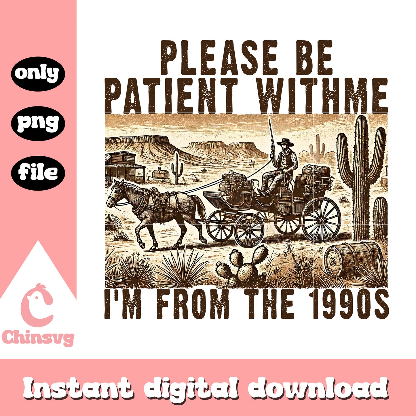 Pllease be patient with me quotes design png, classic picture png