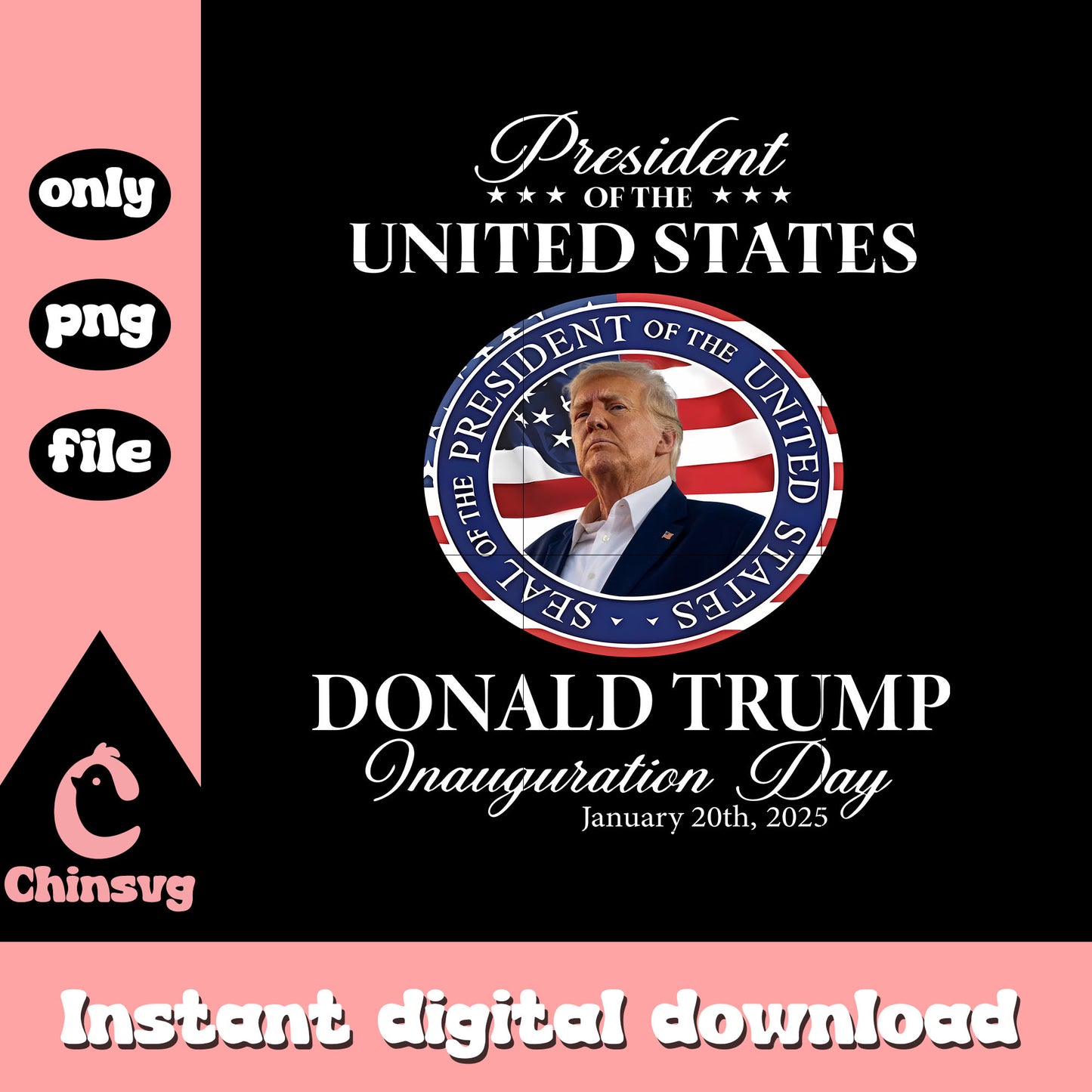 President of the united states trump logo png, donald trump logo png