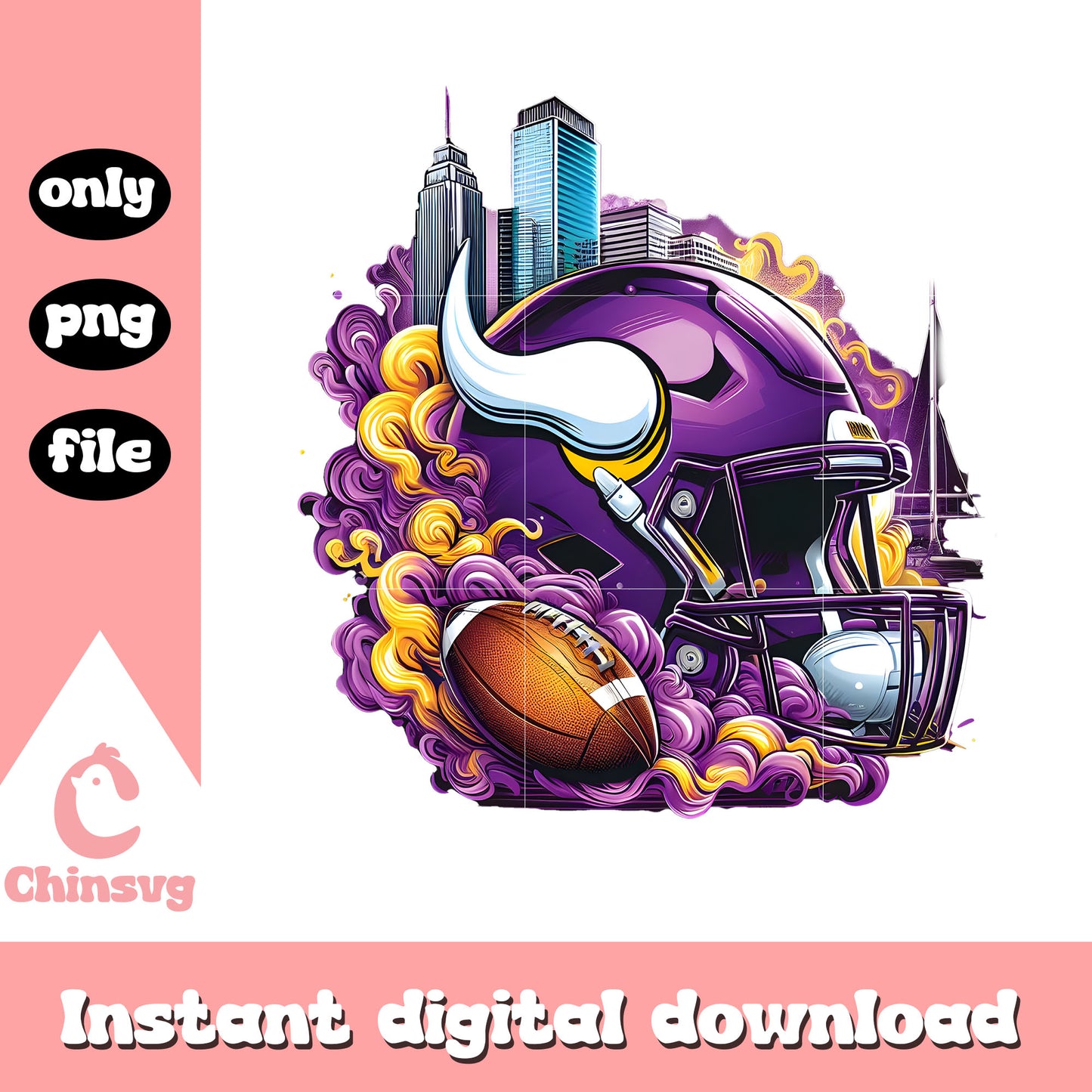 Purple speed minnesota vikings png, nfl minnesota vikings png