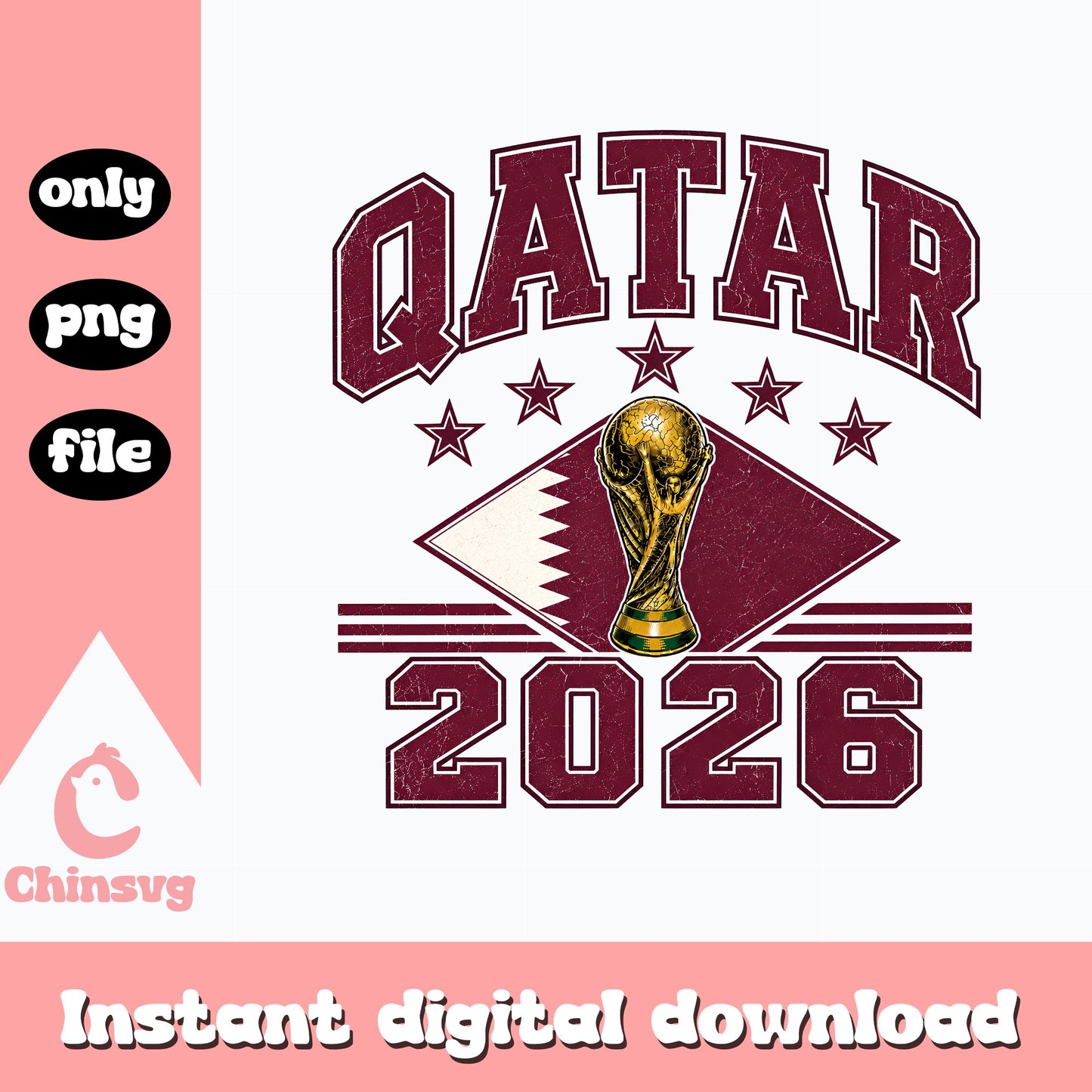 Qatar 2026 World Cup PNG, Soccer Trophy Shirt, Football PNG