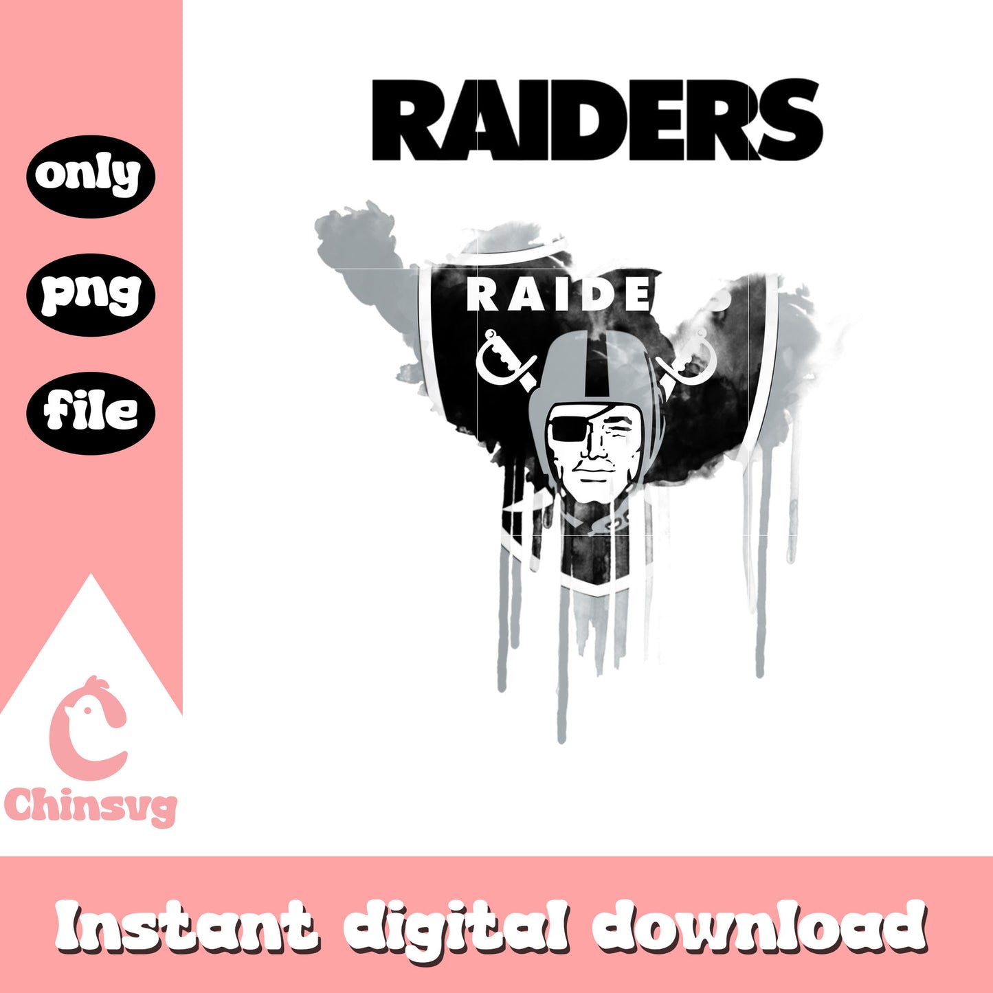 Raiders nfl team symbol design png, Las Vegas Raiders png