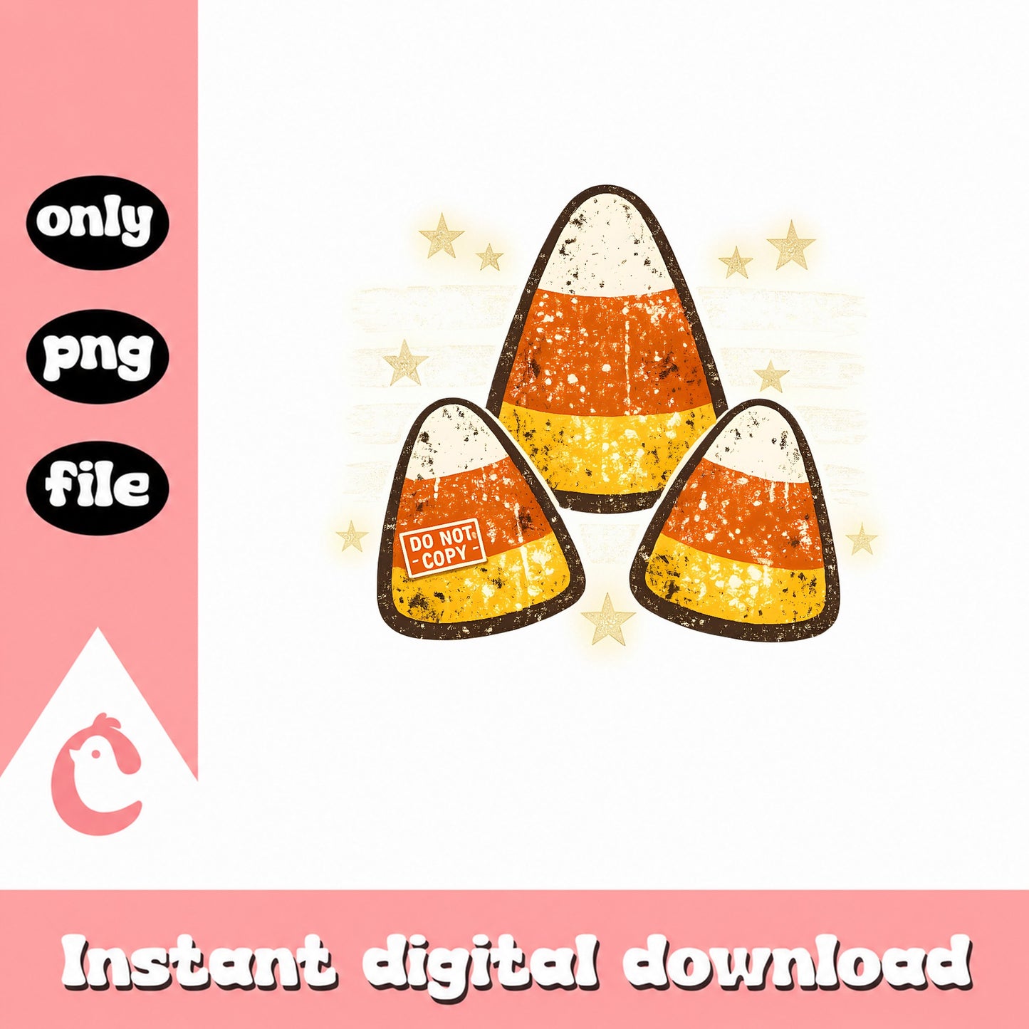 Retro Candy Corn Halloween PNG, Vintage Halloween Candy PNG, Halloween PNG