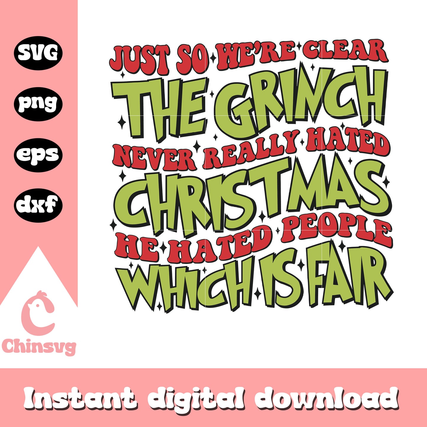 Retro just so we're clear the grinch quote svg, the grinch quotes svg