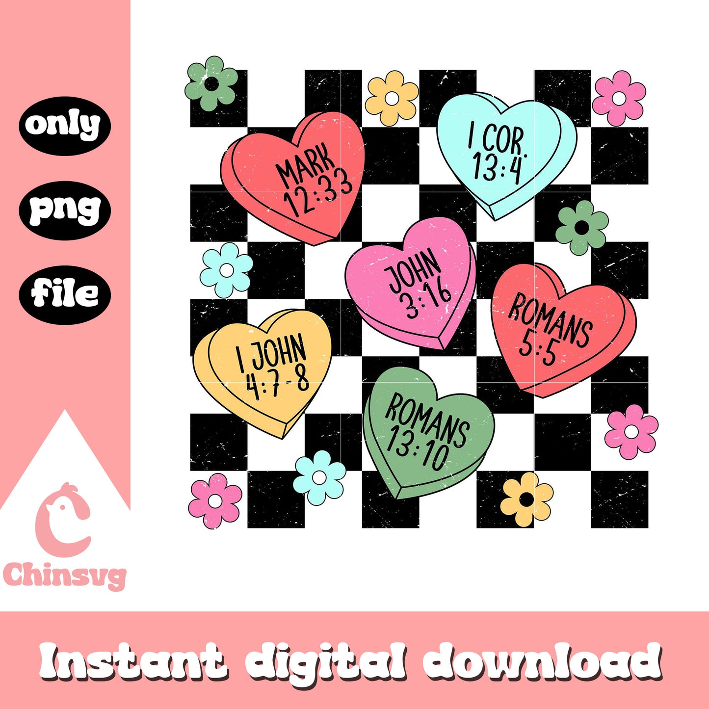Retro groovy Jesus valentine candy heart png, jesus valentine png