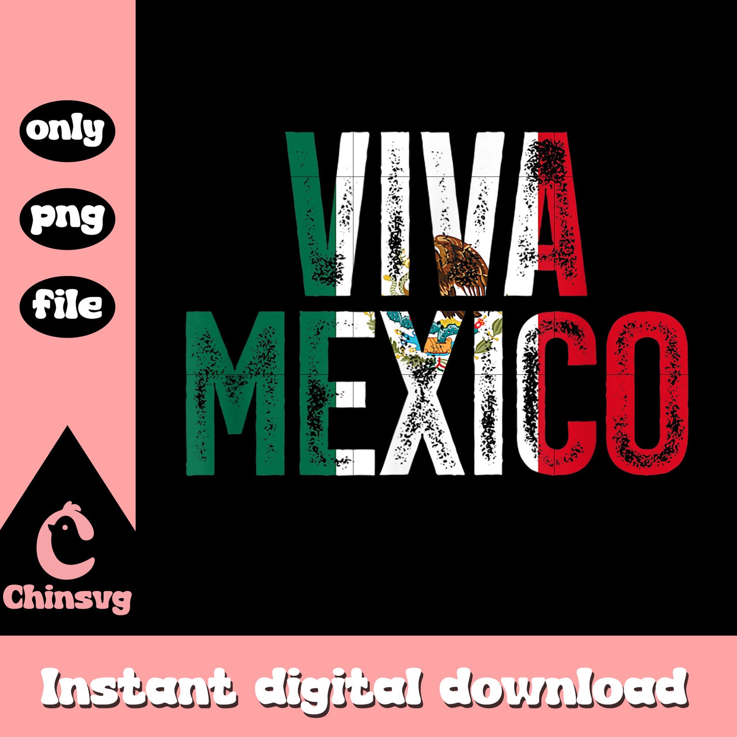 Retro viva mexico text design png, que viva mexico png