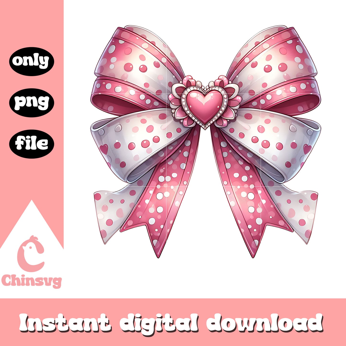 Ribbon valentine pattern design png, ribbon png, valentine png