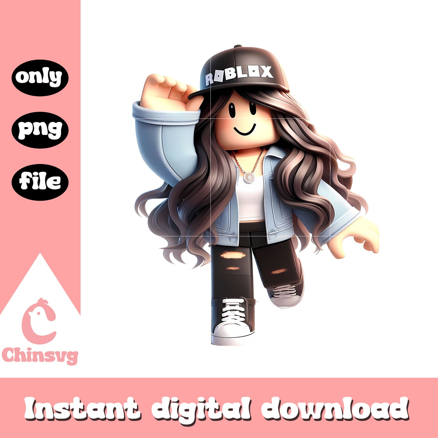 Roblox game character design png, roblox characters png