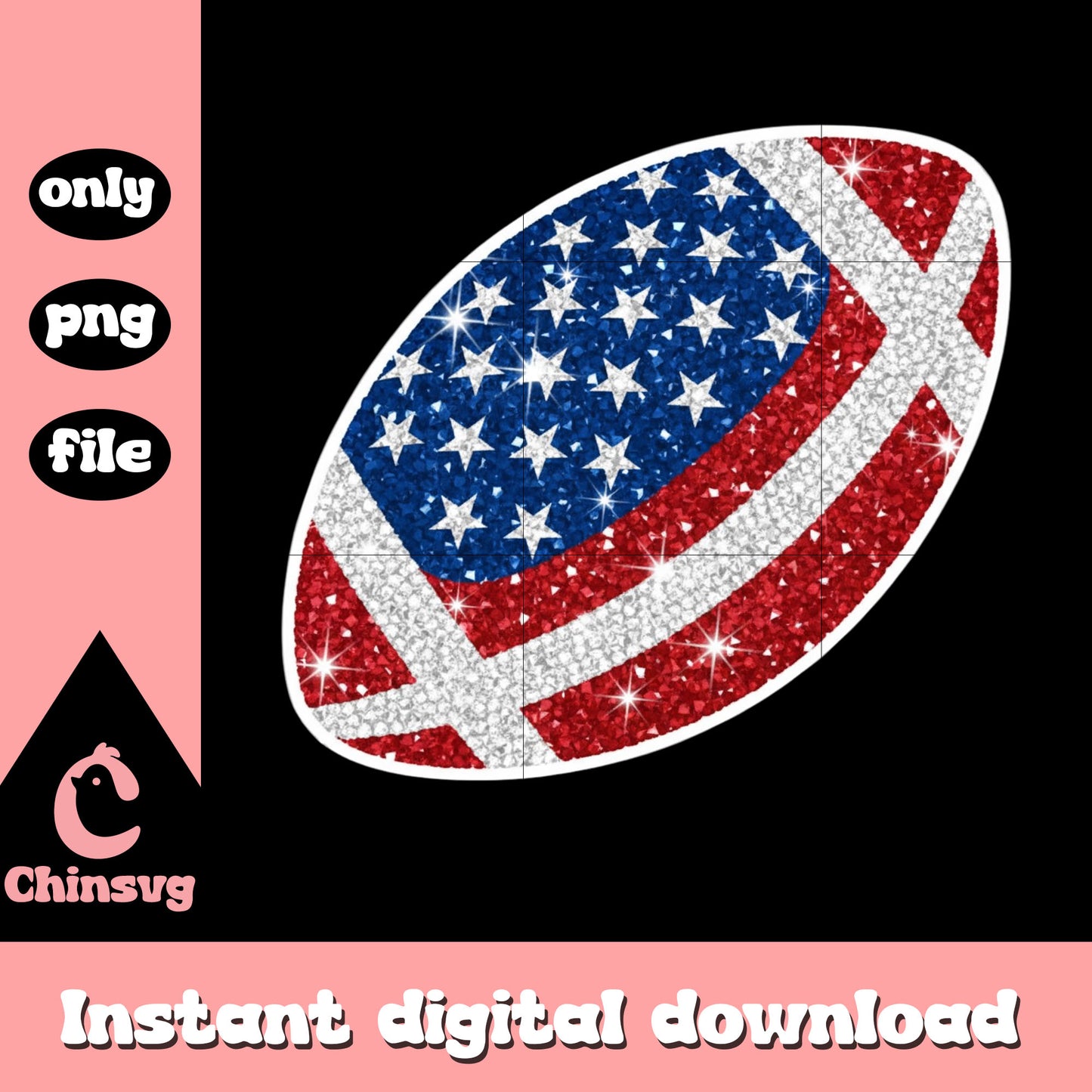 Rugby america twinkle design png, rugby ball png, football nfl png