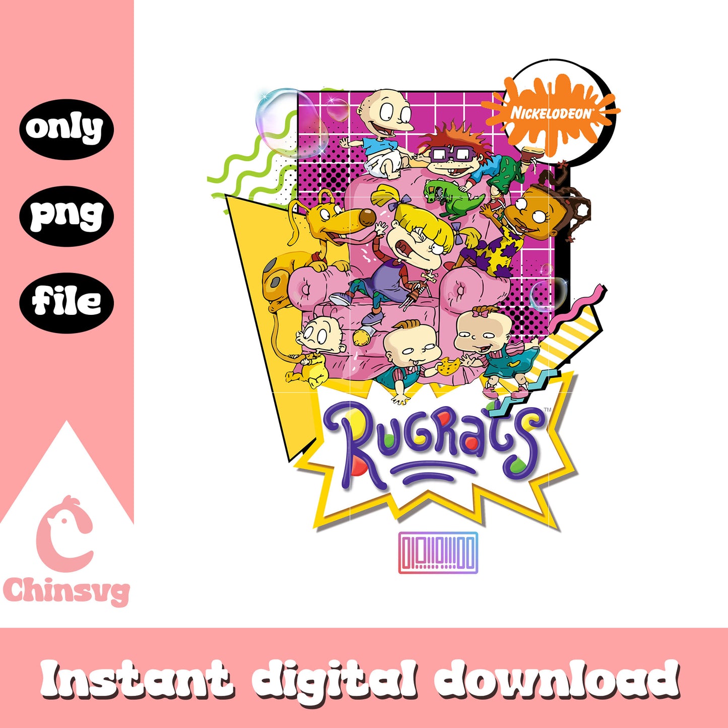 Rugrats characters clipart png, the rugrats characters png