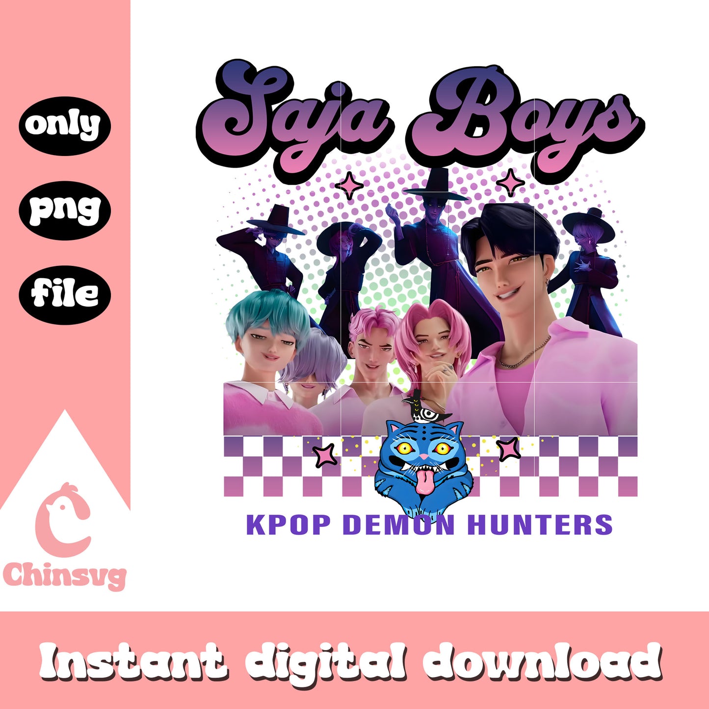 Saja boys kpop demon hunters png, sajaboys png, demon hunters png