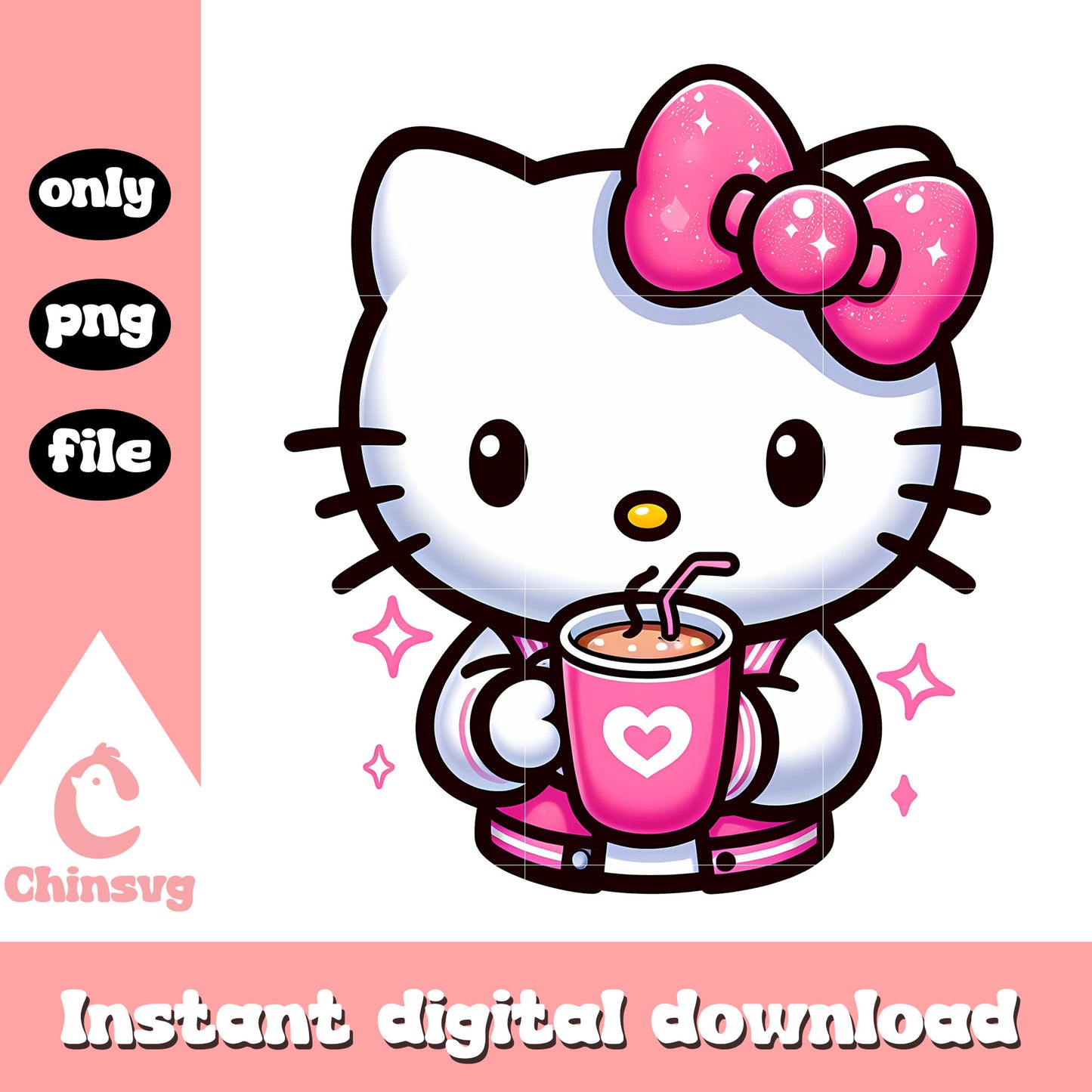 Sanrio cast hello kitty love coffee png, when is valentines day png