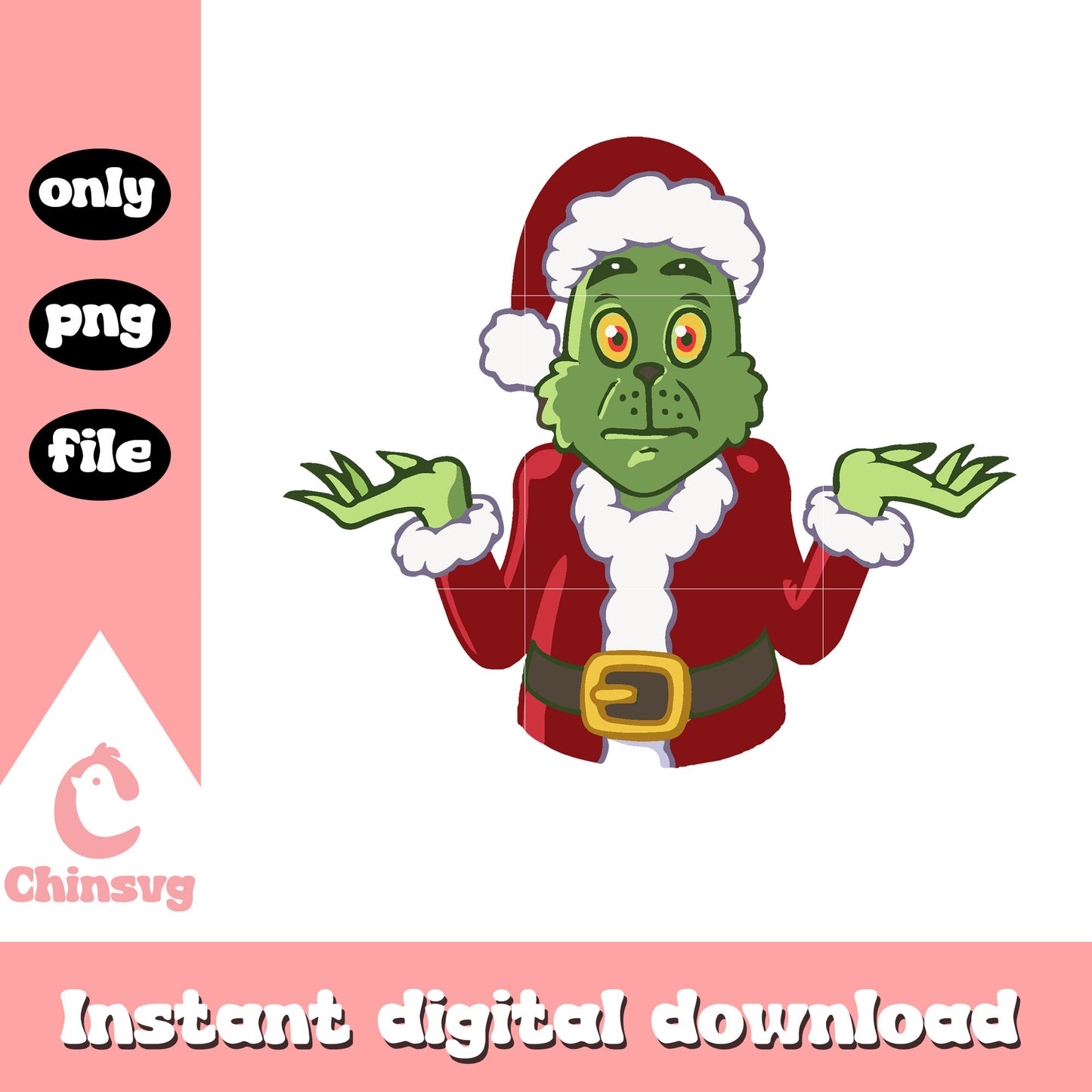 Santa claus grinch christmas png, christmas santa claus png