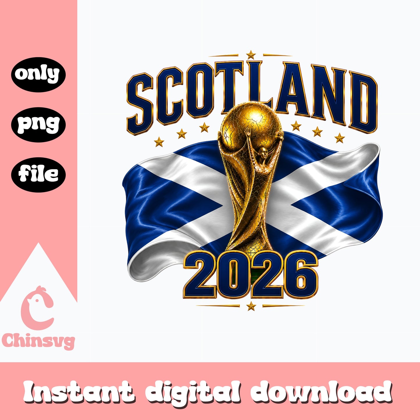 Scotland 2026 World Cup PNG, Scotland Flag Soccer PNG, Football PNG